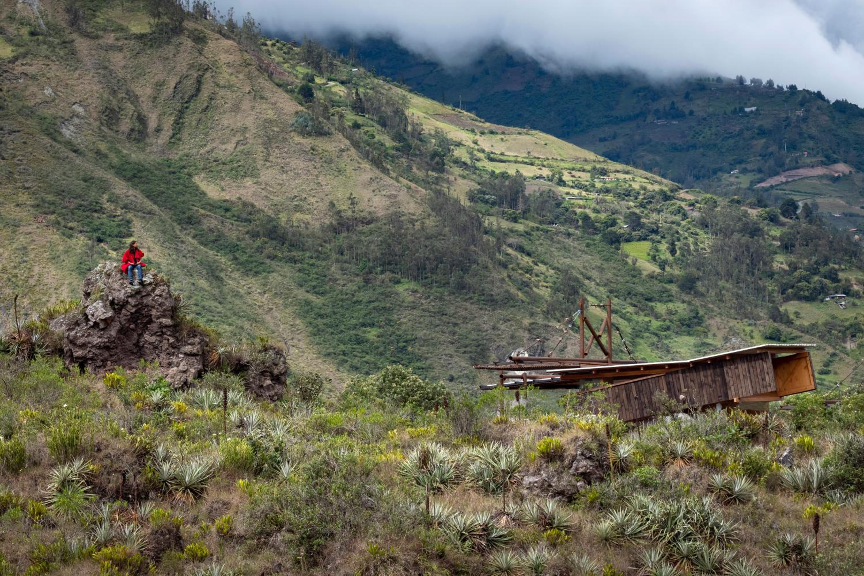 Volcán Tungurahua y arquitectura - Energía Renovable
