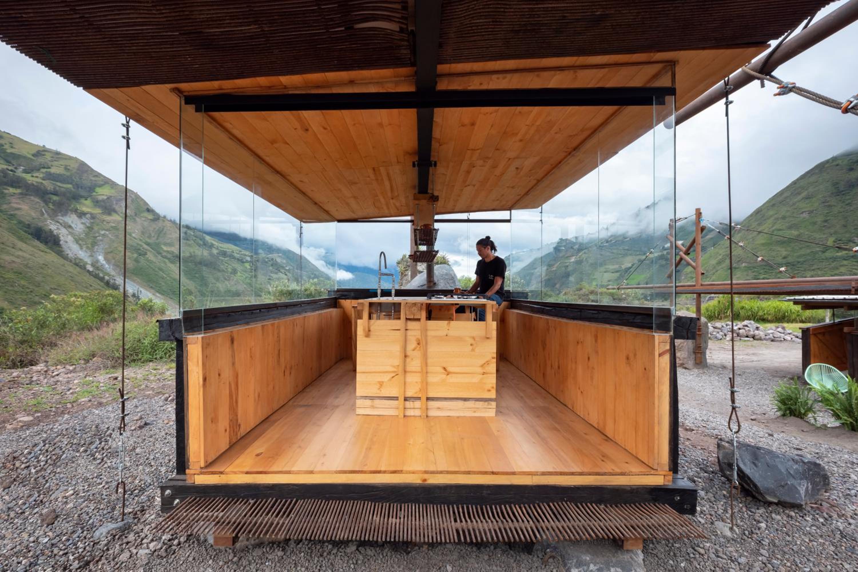 Volcán Tungurahua y arquitectura - Energía Renovable