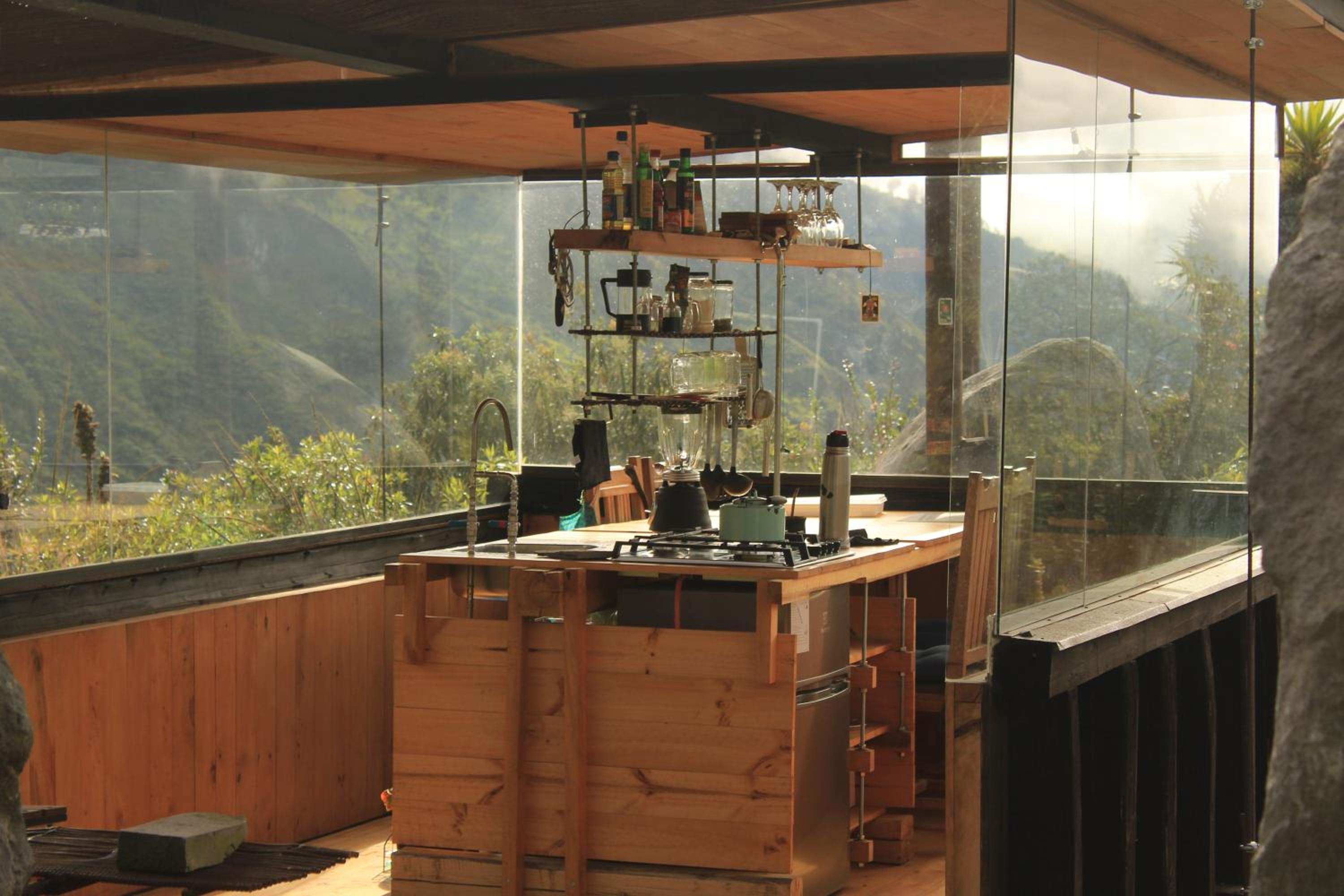 Volcán Tungurahua y arquitectura - Energía Renovable