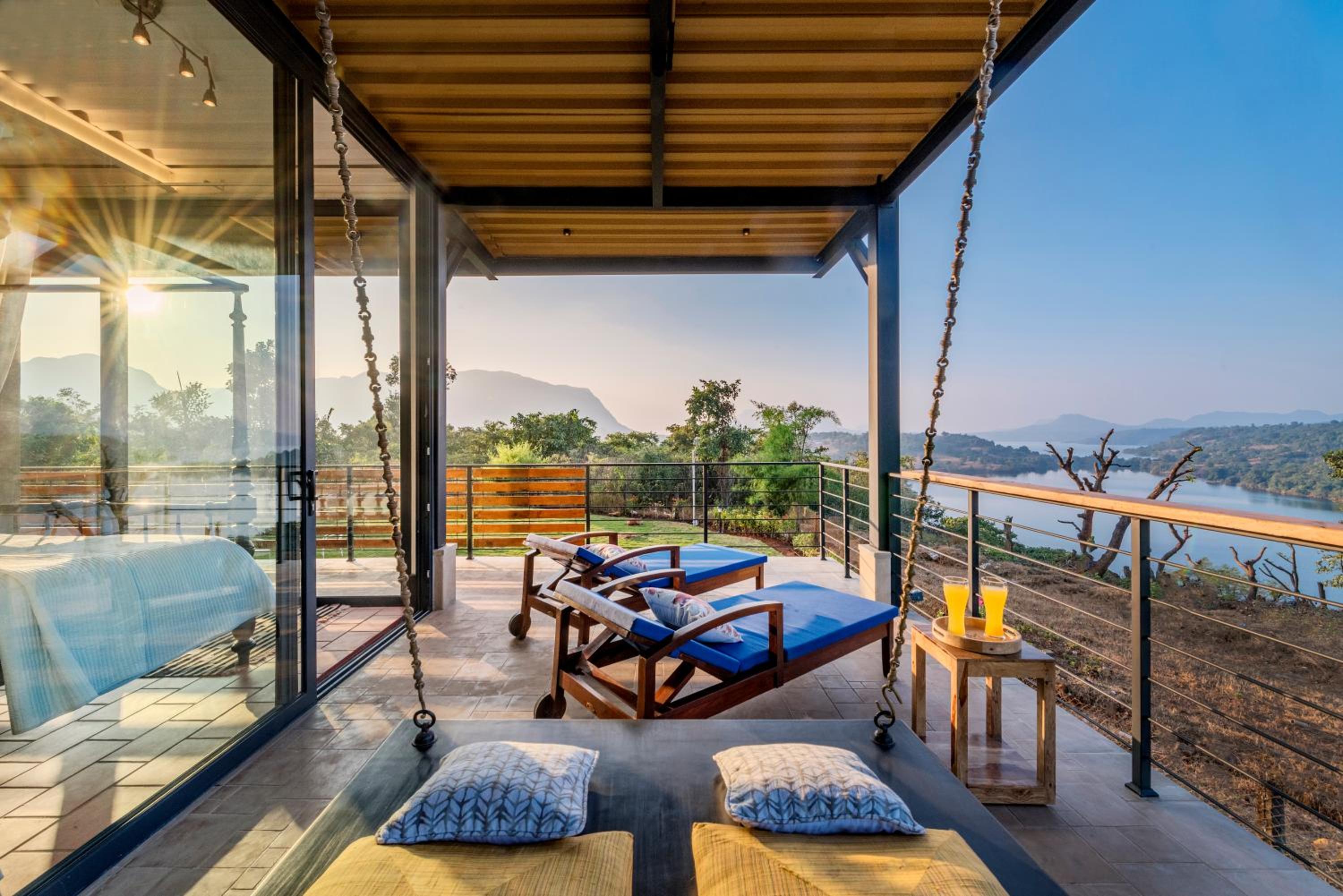 SaffronStays Satori Perch Royale - Tuscan-style 3BR villa with panoramic lake views, pool, pickleball & organic meals view 2