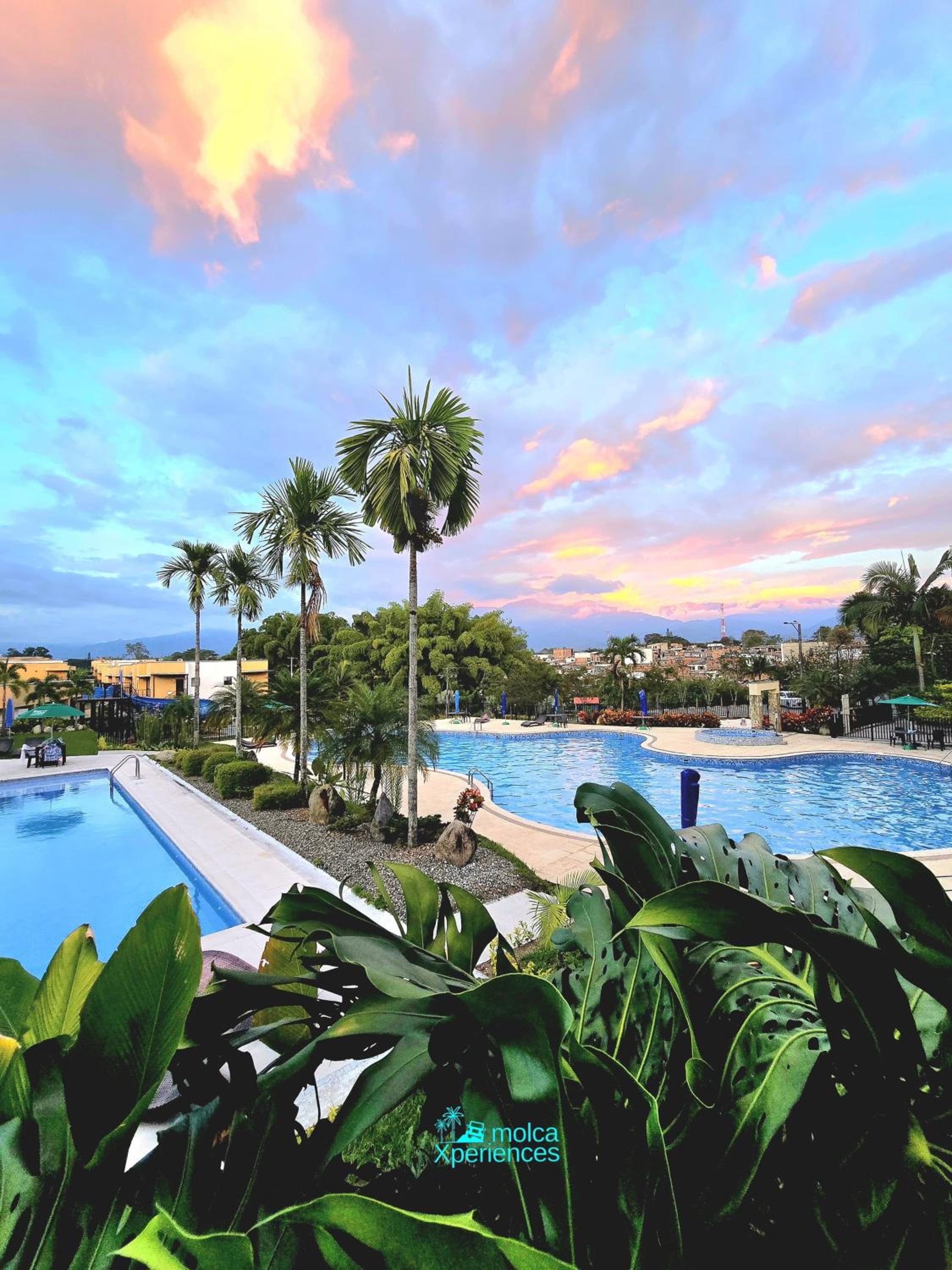 Apartamentos PRIVADOS 2 - 3 Habitaciones 4 Piscinas, 3 Jacuzzi, Sauna Cerca Aeropuerto Eden y Parque del Cafe por Molca Travel