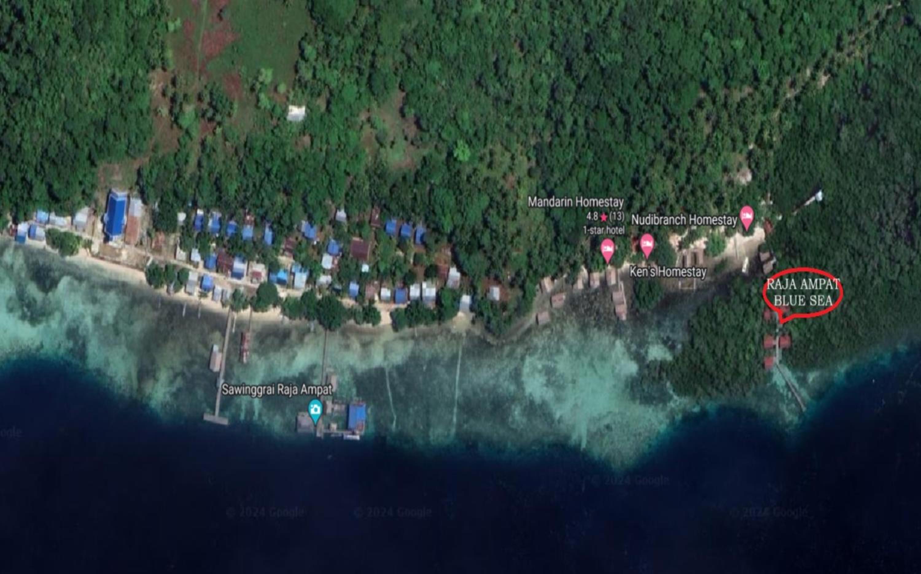 Raja Ampat Blue Sea