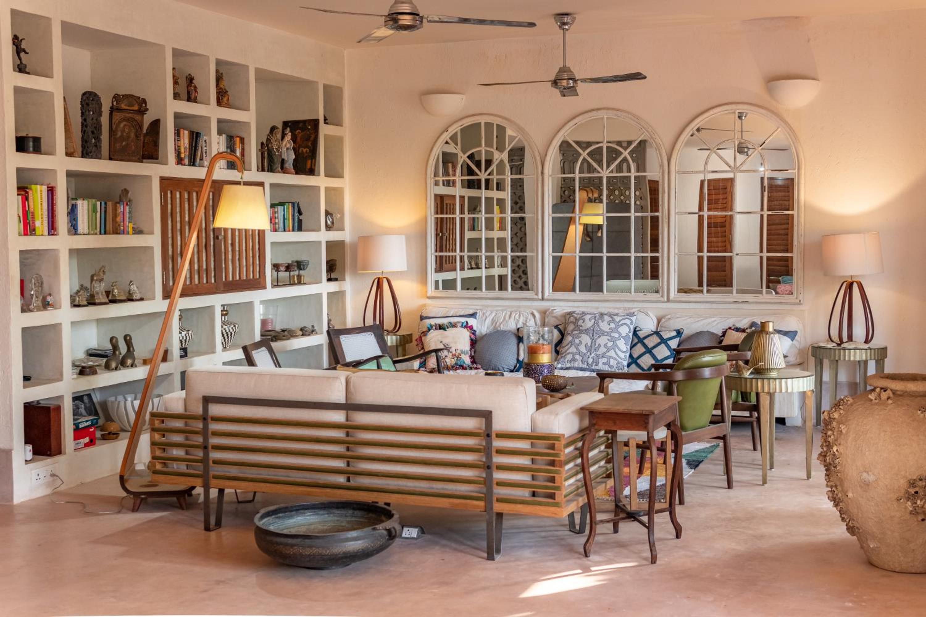 SaffronStays Stella Maris Beach House - 5BR pet-friendly beachfront estate with yoga pavilion, luxury tents & private Redi Beach access view 2