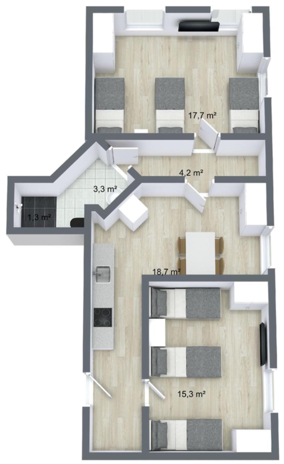 Würzburg Altbau-Citylofts