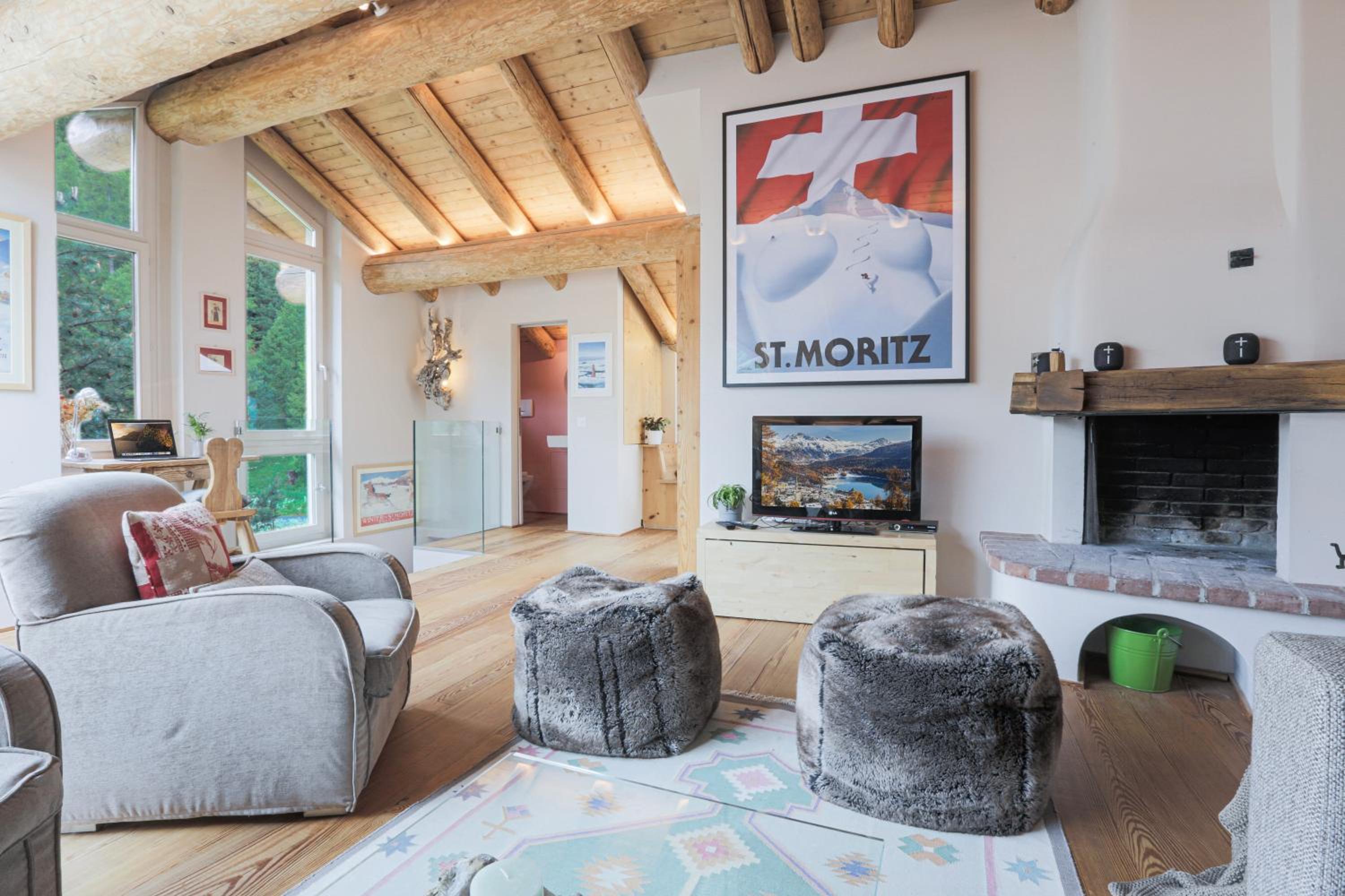 The Dream - Elegant Apartment, 5 Minutes from St Moritz