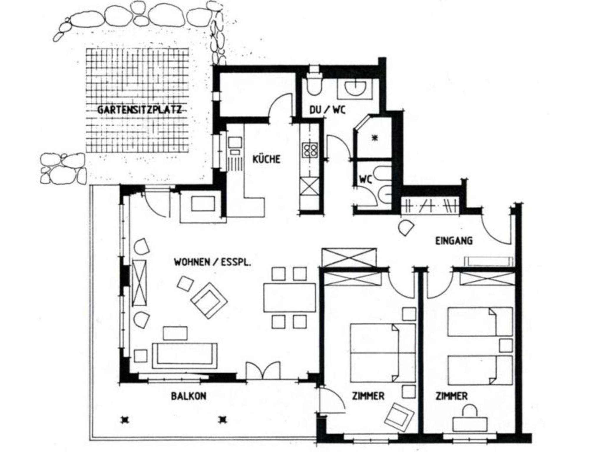 Chalet Tennhorn 4-Bettwohnung