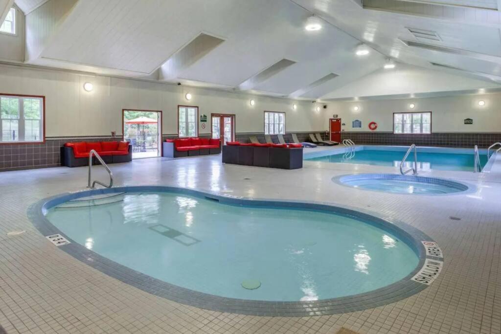 Cozy king bed Suite - pullout couch - Pool on grounds