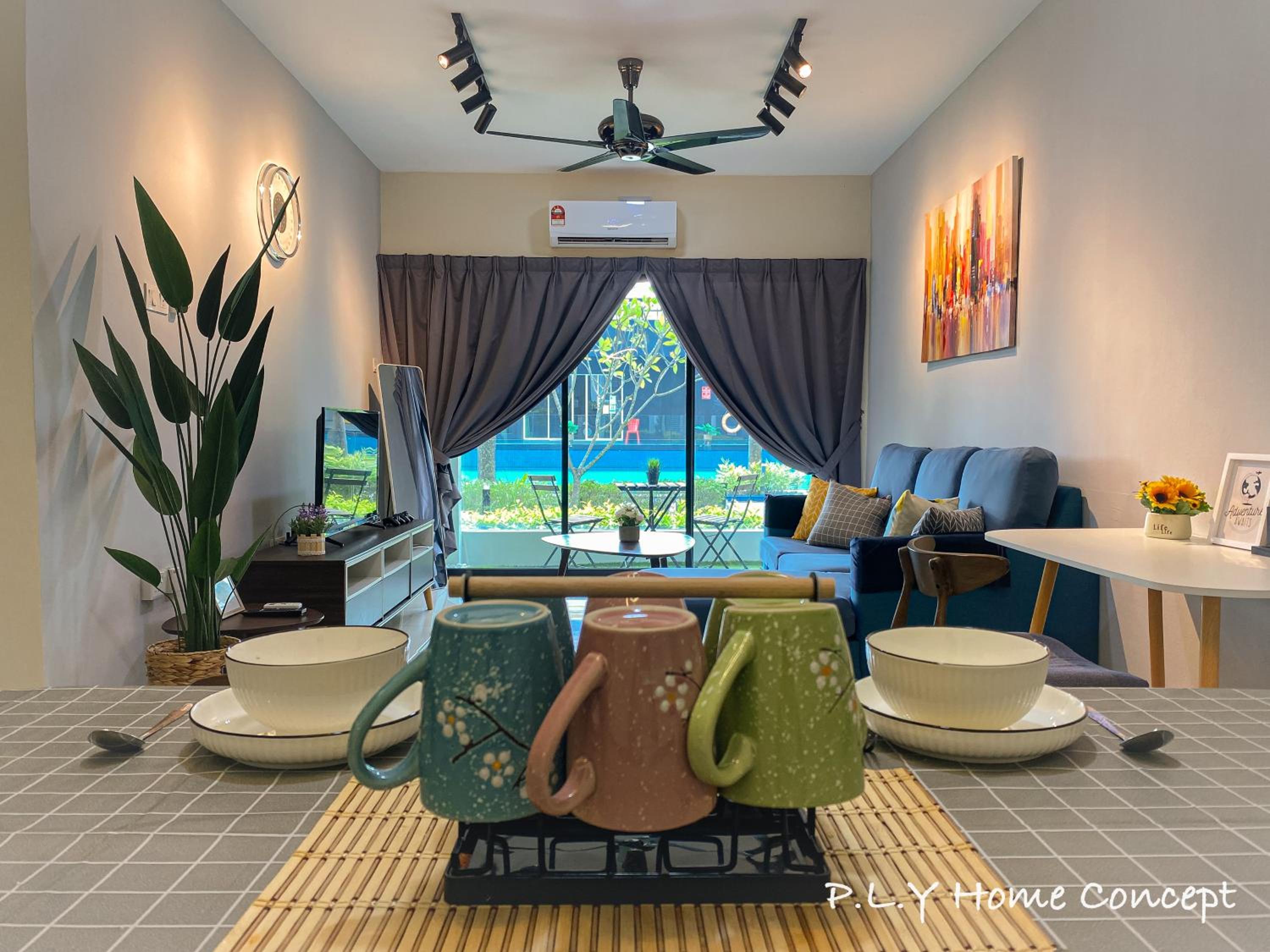 Manhattan Condo Ipoh Waterpark PoolView FREE Carpark & Netflix by PLY Home photo 5