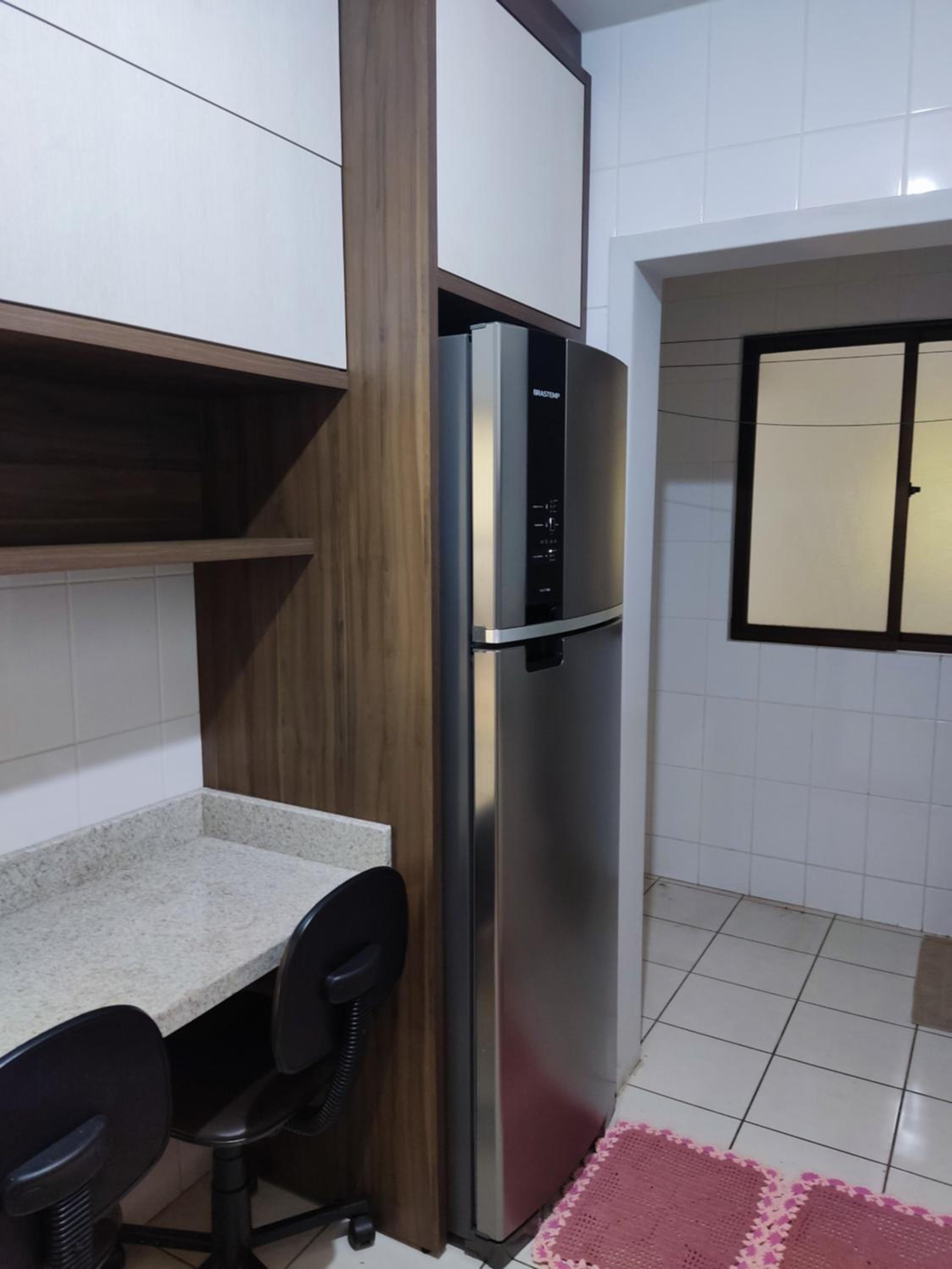 Apartamento com ar condicionado nos 2 quartos