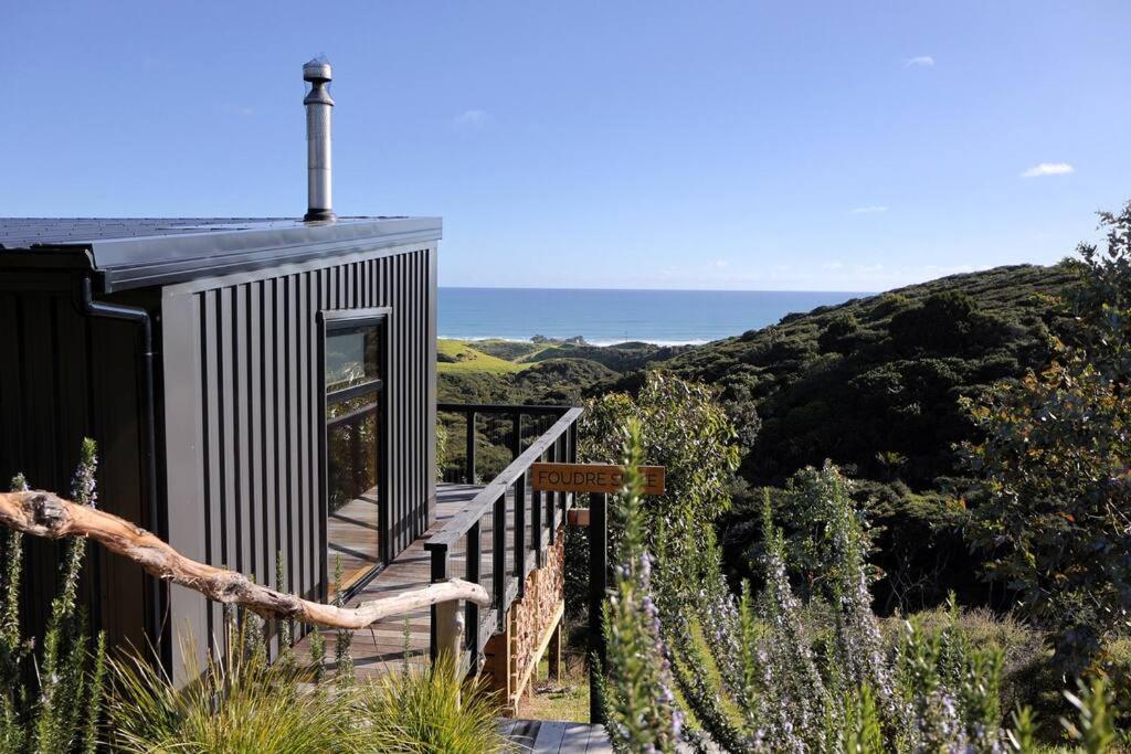 Foudre Suite with Hot Tub at Barrelled Wines Raglan