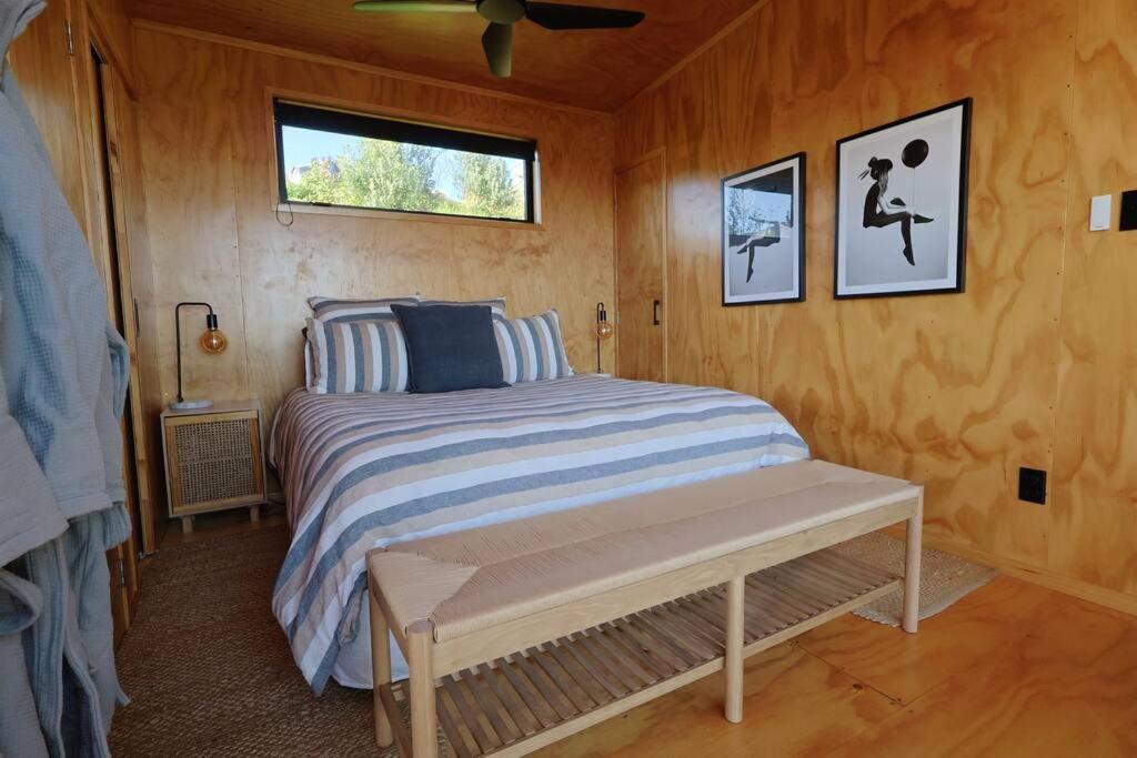 Foudre Suite with Hot Tub at Barrelled Wines Raglan