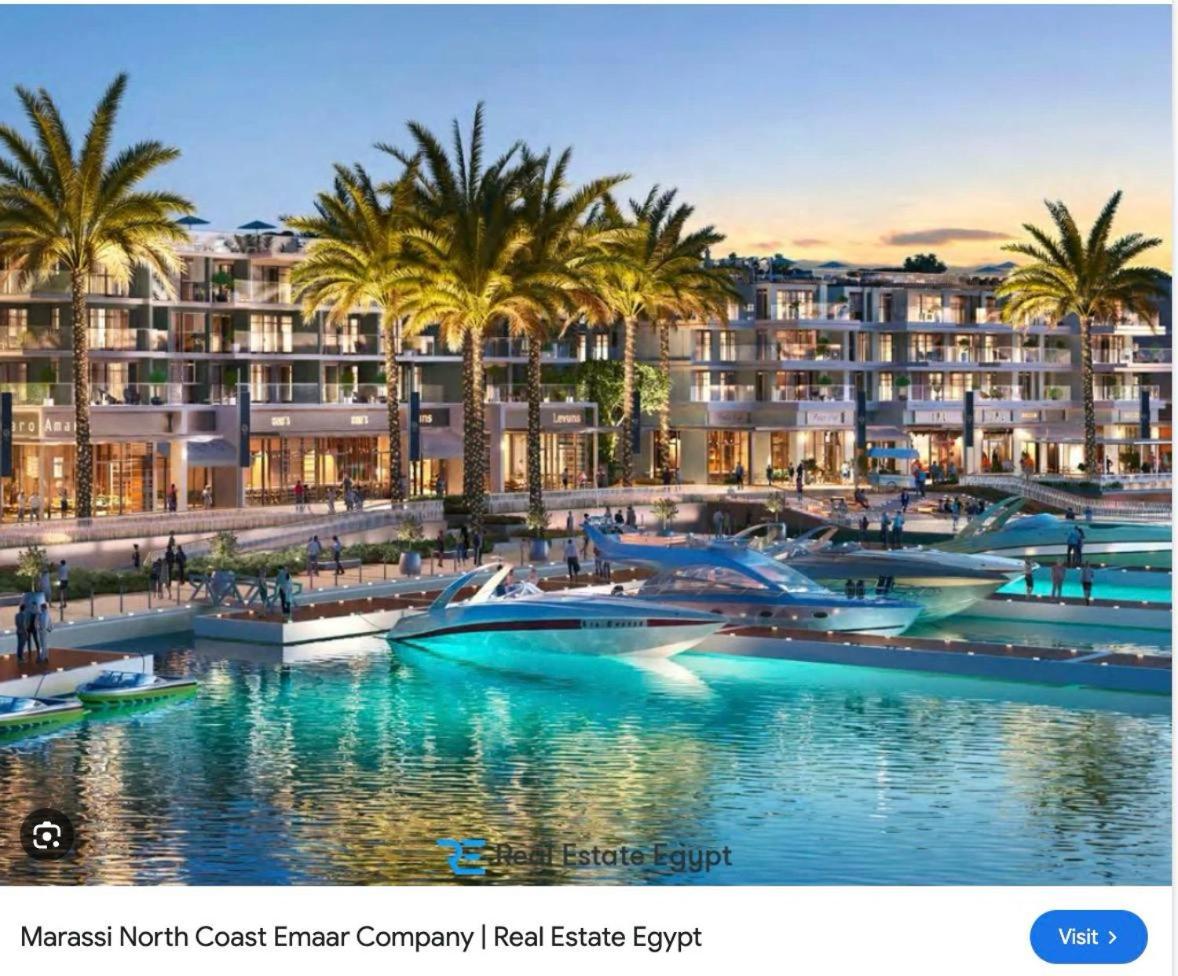 Marassi Marina- Marina Views- Marine Luxurious 3 Bedroom Chalet- El Alamein