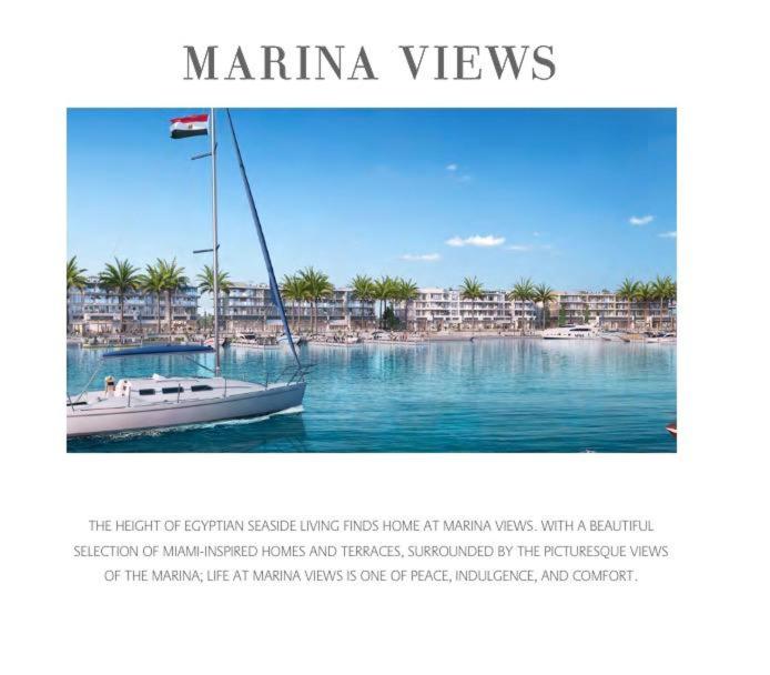 Marassi Marina- Marina Views- Marine Luxurious 3 Bedroom Chalet- El Alamein