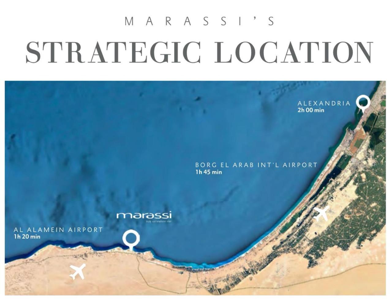 Marassi Marina- Marina Views- Marine Luxurious 3 Bedroom Chalet- El Alamein