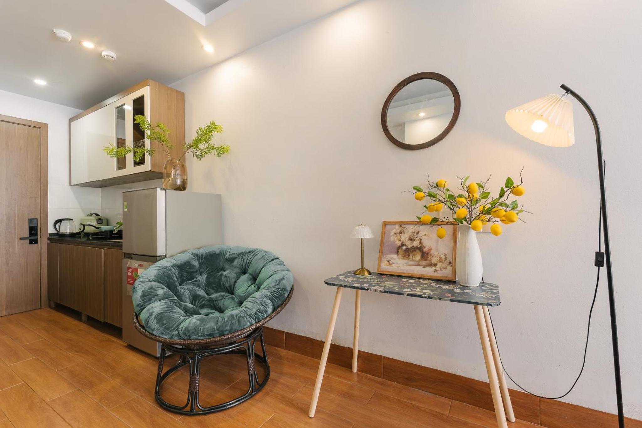 Ann Studio, bacony, kitchen