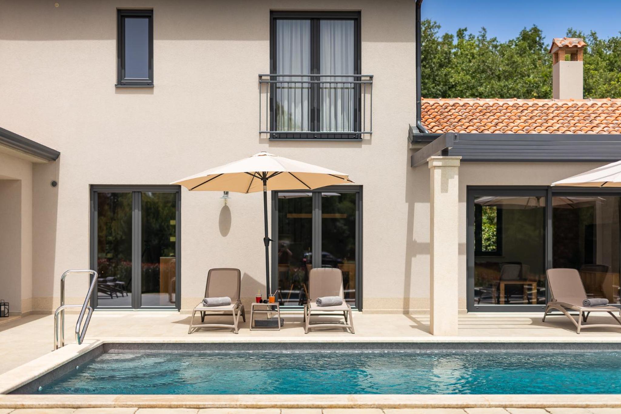 Beautiful Villa Frida with pool in Vizinada view 3