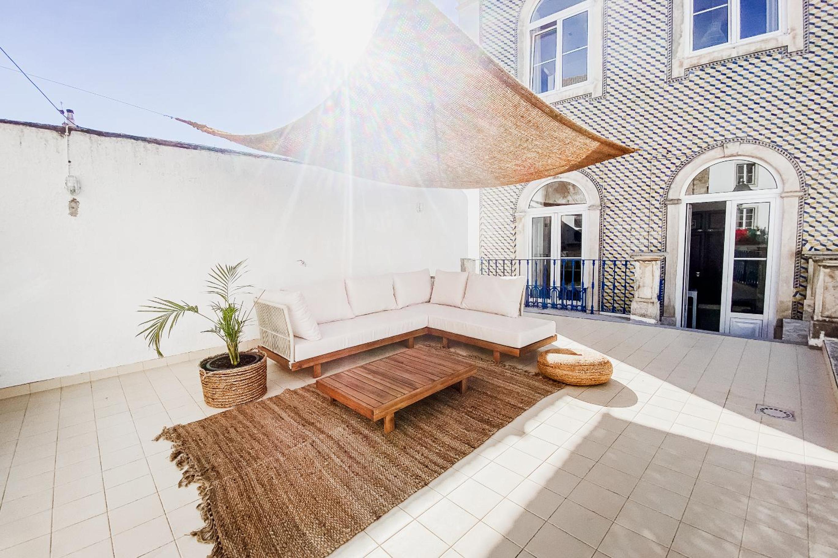 Pateo do Mercado - 5 Quartos no Centro Histórico com Terraço