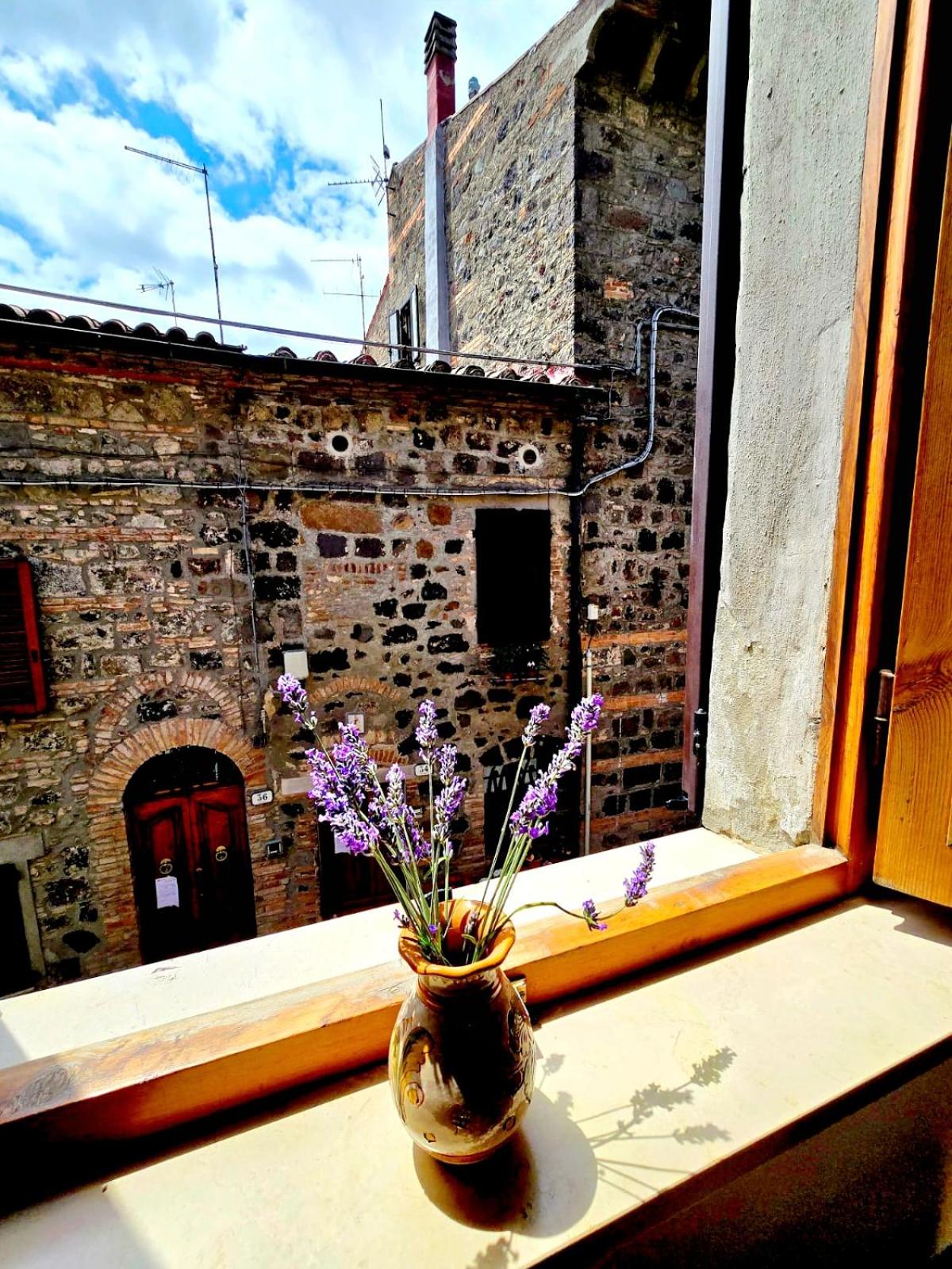 Flat Ghino di Tacco historical centre Radicofani view 4