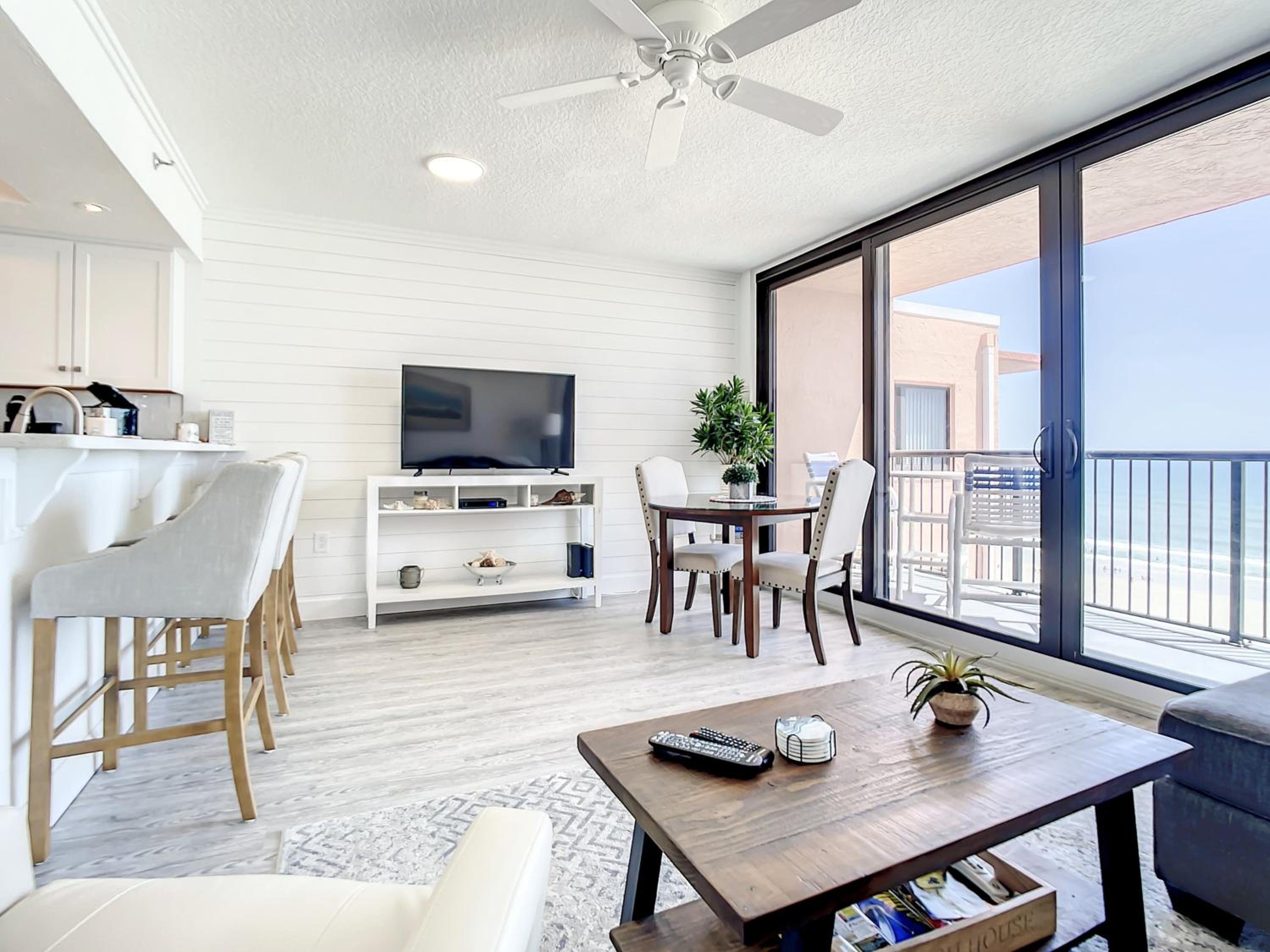 Oceanfront Sunrise Overlooking Pool Walk to shopping dining Sunrise 805 view 3
