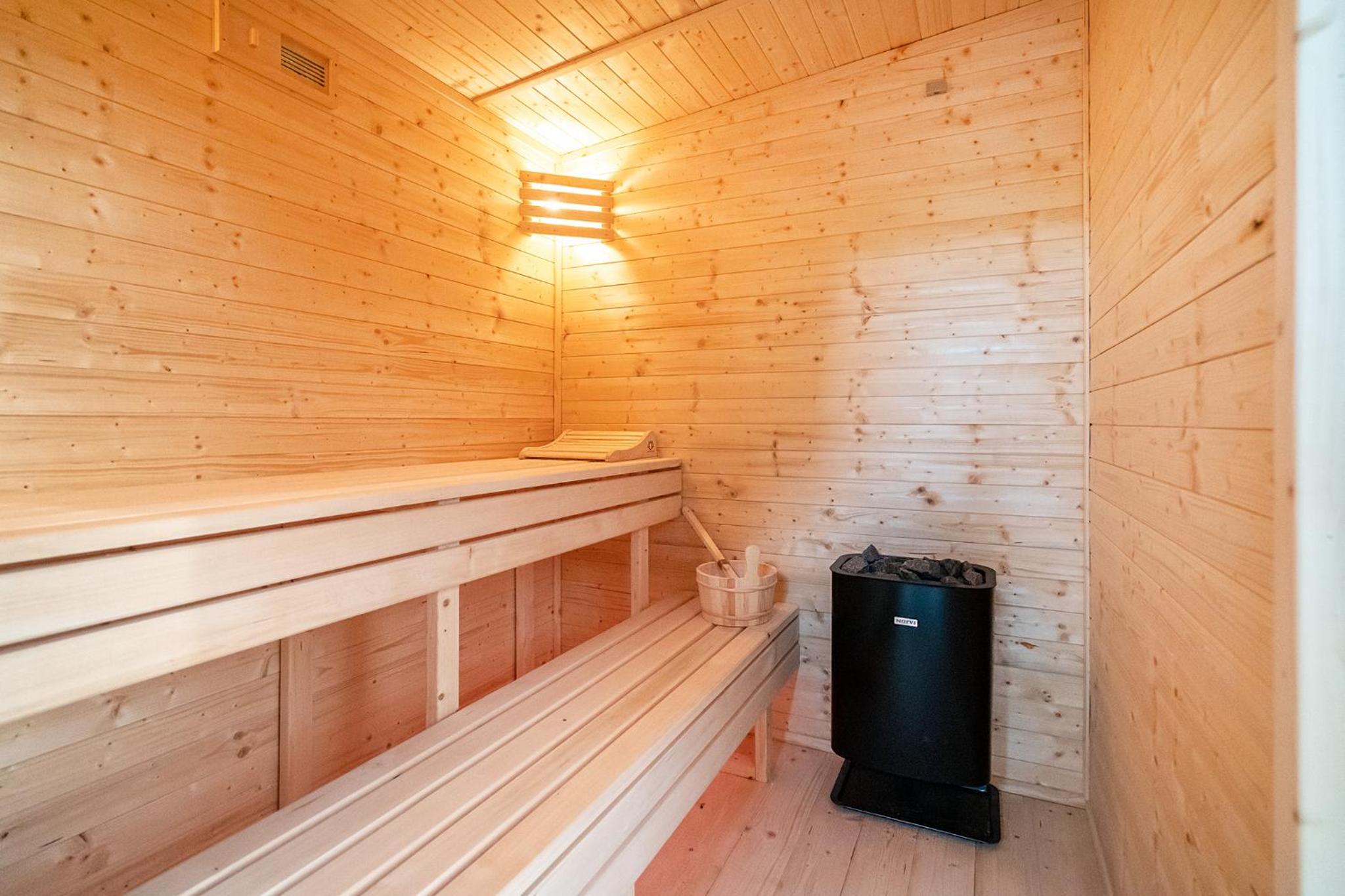 Hafenmuschel mit Sauna