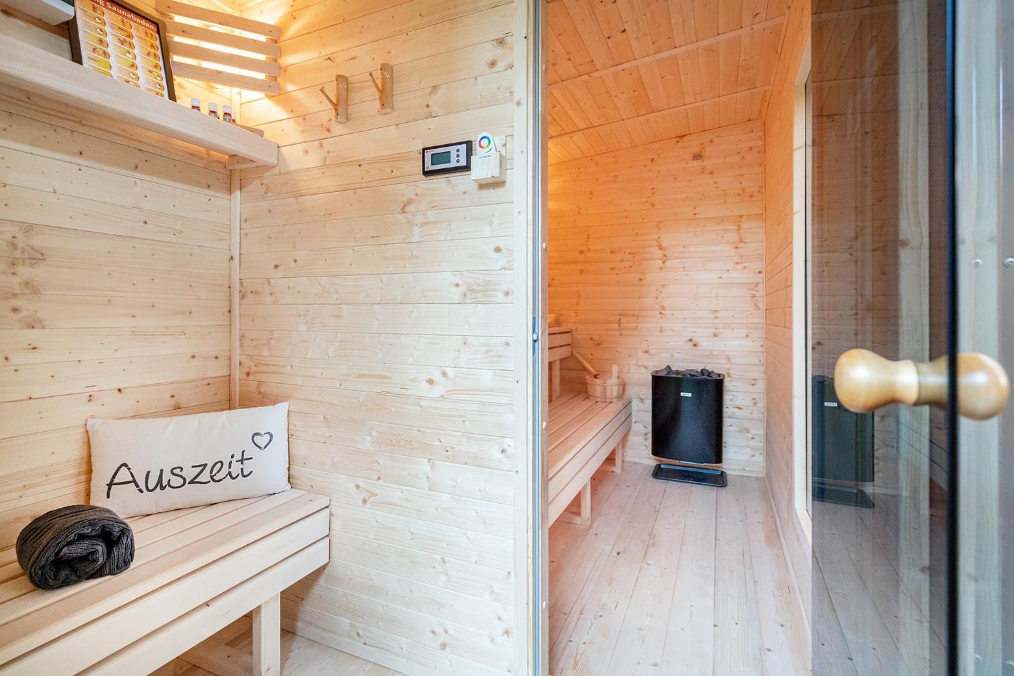 Hafenmuschel mit Sauna