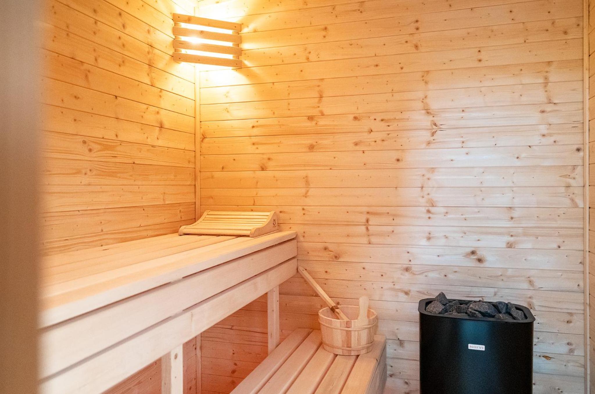 Hafenmuschel mit Sauna