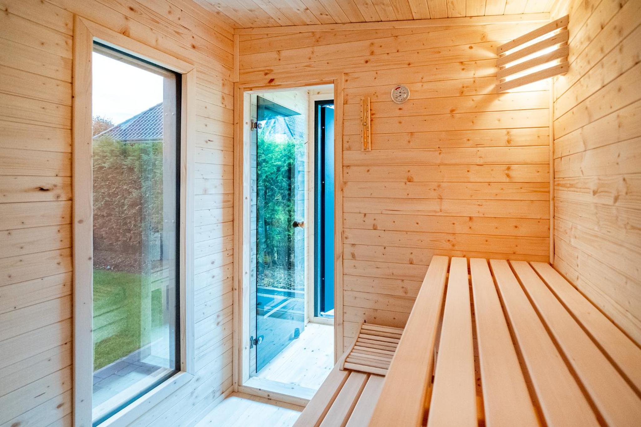 Hafenmuschel mit Sauna