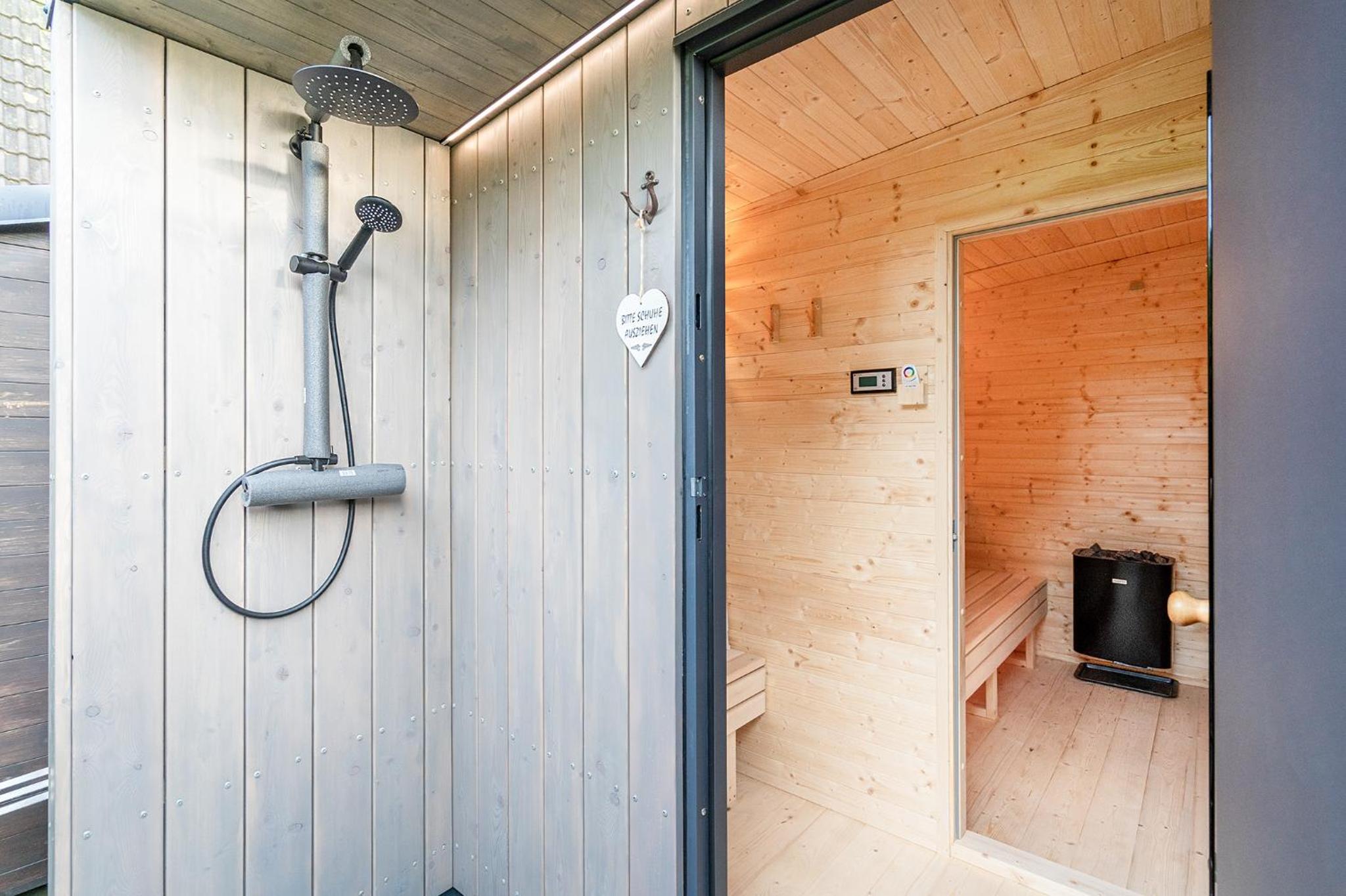 Hafenmuschel mit Sauna