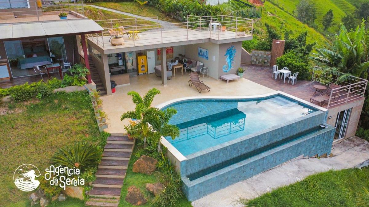 Casa Sérgio 3 · Flat com vista paradisíaca e piscina no Piúva
