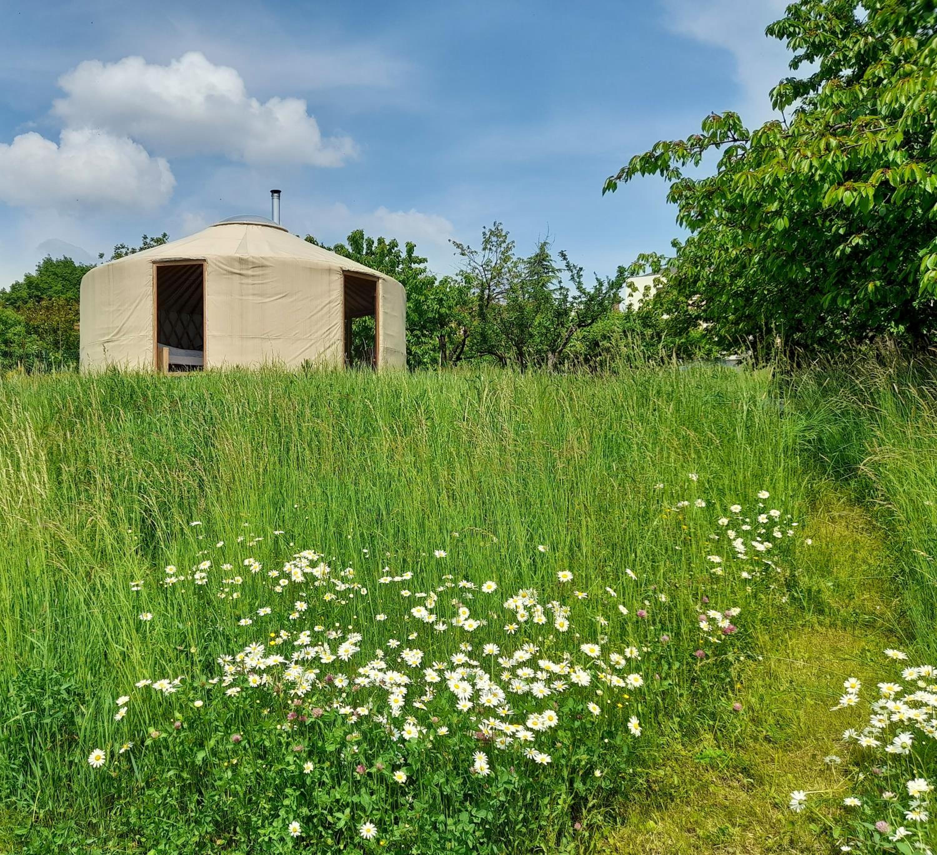 Romantická jurta s wellness Pohoda Relax