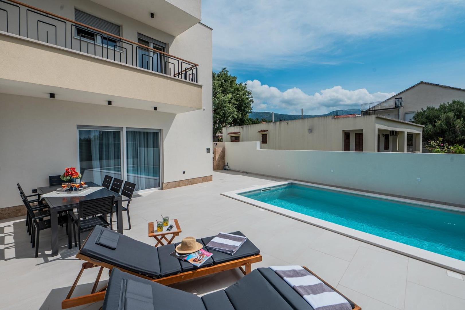 Villa Katmari with private heated pool