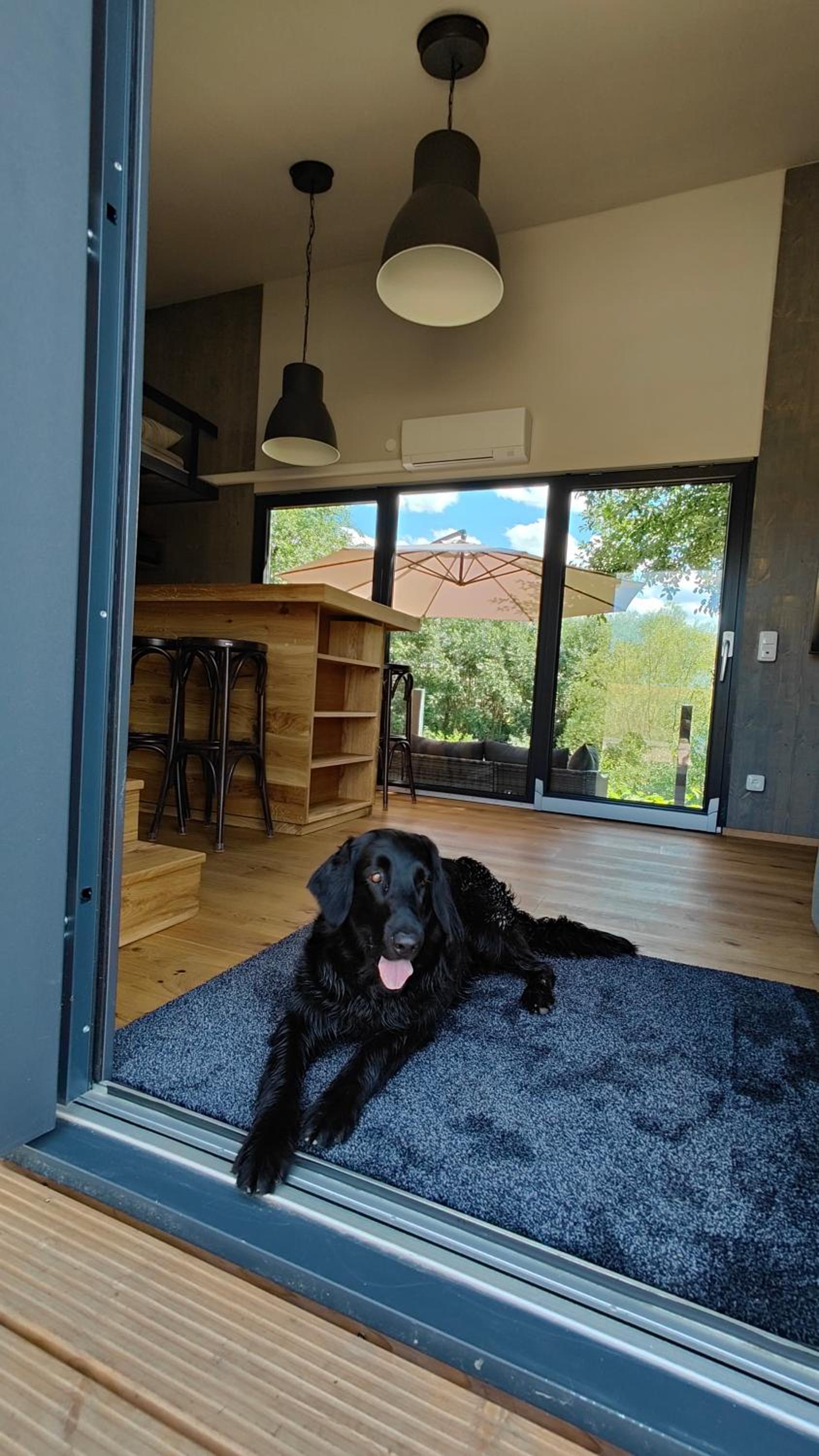 TinyHousebeiDresden mit Faßsauna unser größtes winziges Häuschen für bis zu 7 Personen, Kaminofen, große Terrasse - Nähe Sächsische Schweiz - Von Juni - Se