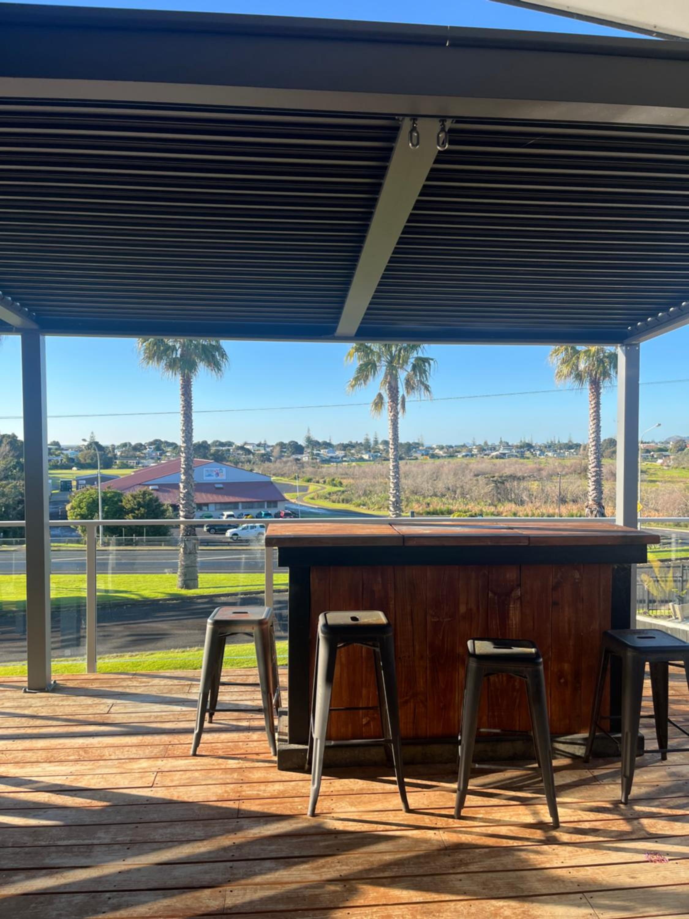Beach house with a pool view 3