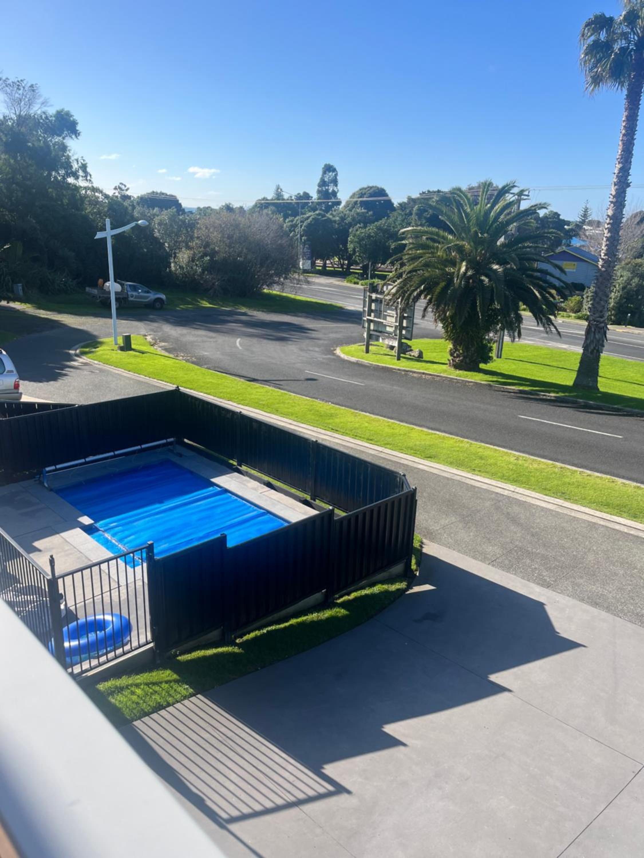 Beach house with a pool view 5