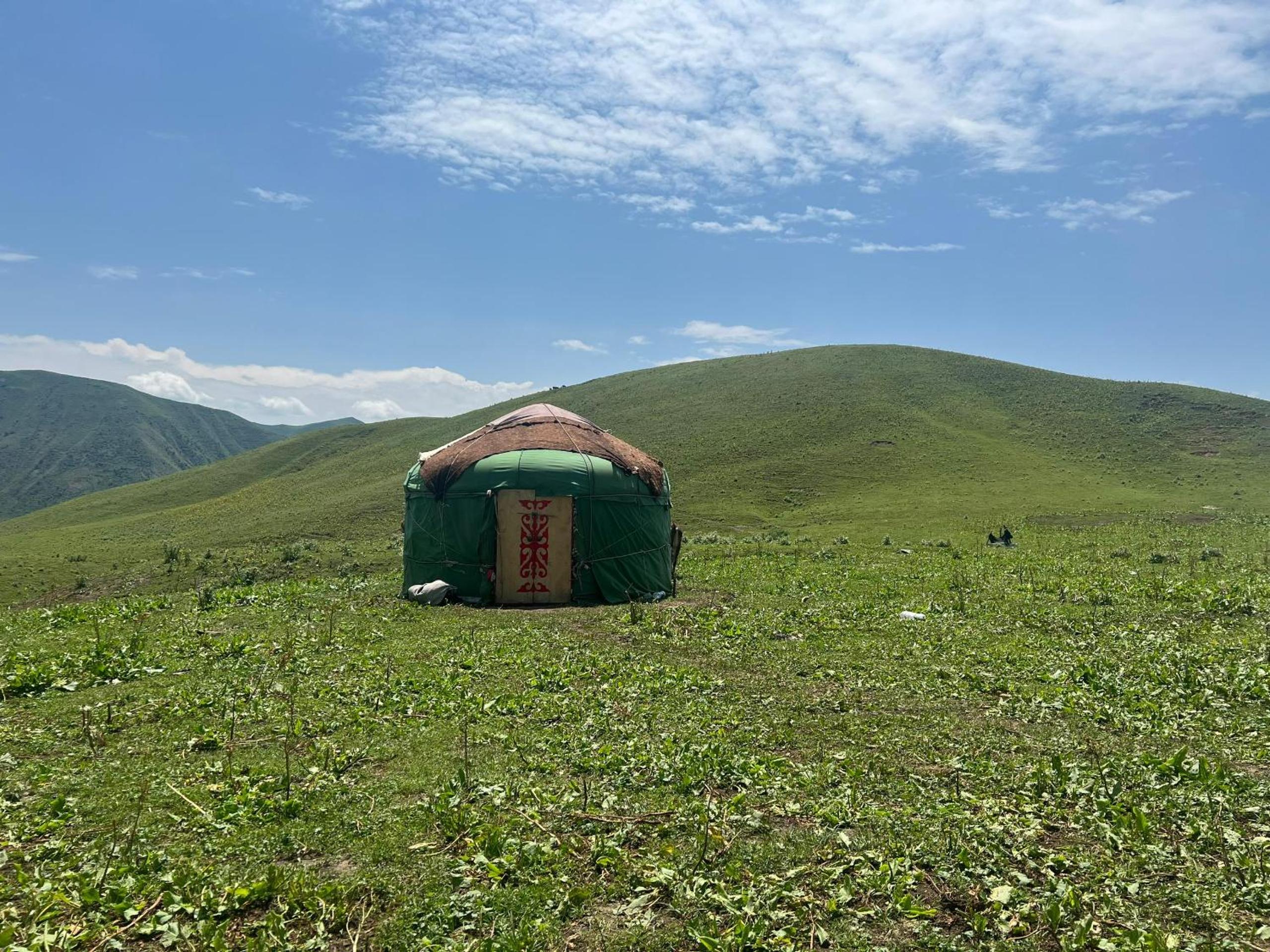 Aldayar Ata yurt camp, Ozgon