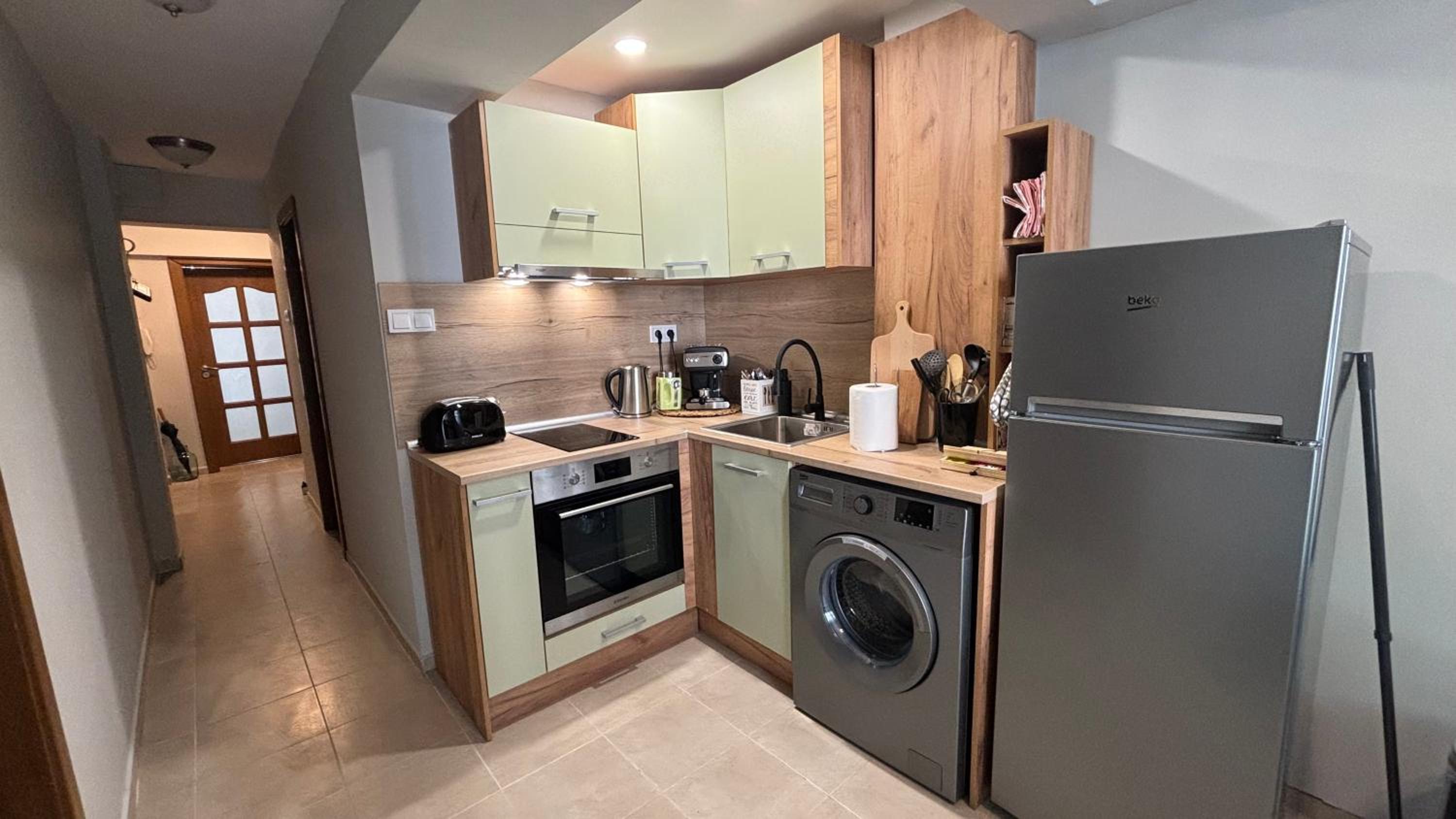 Cozy brand new apartment with Air Conditioner and garden view