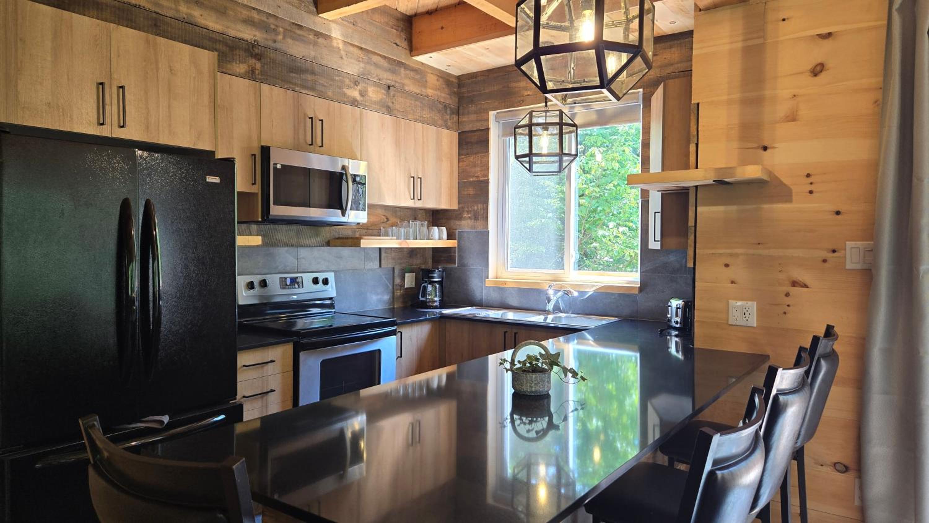 Chalet de luxe 12 pers, Vue, nature & hamacs