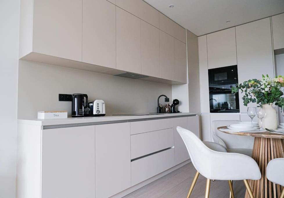 Rentero Modern, River View Apartment near Prague City Center