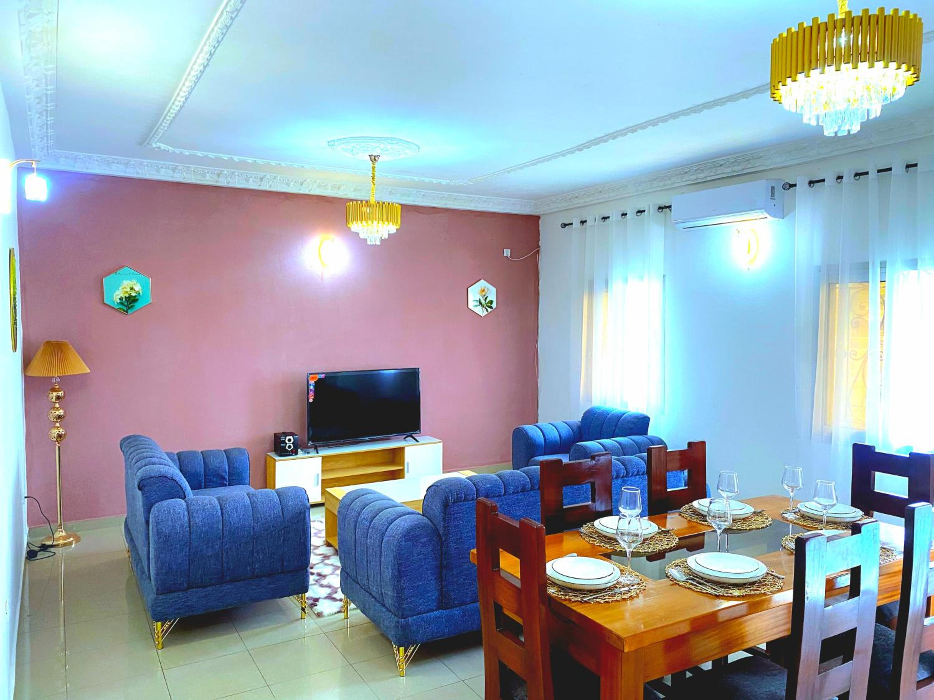 Suite Premium à Makepe, Groupe électrogène, Wifi, Climatisée, Secure