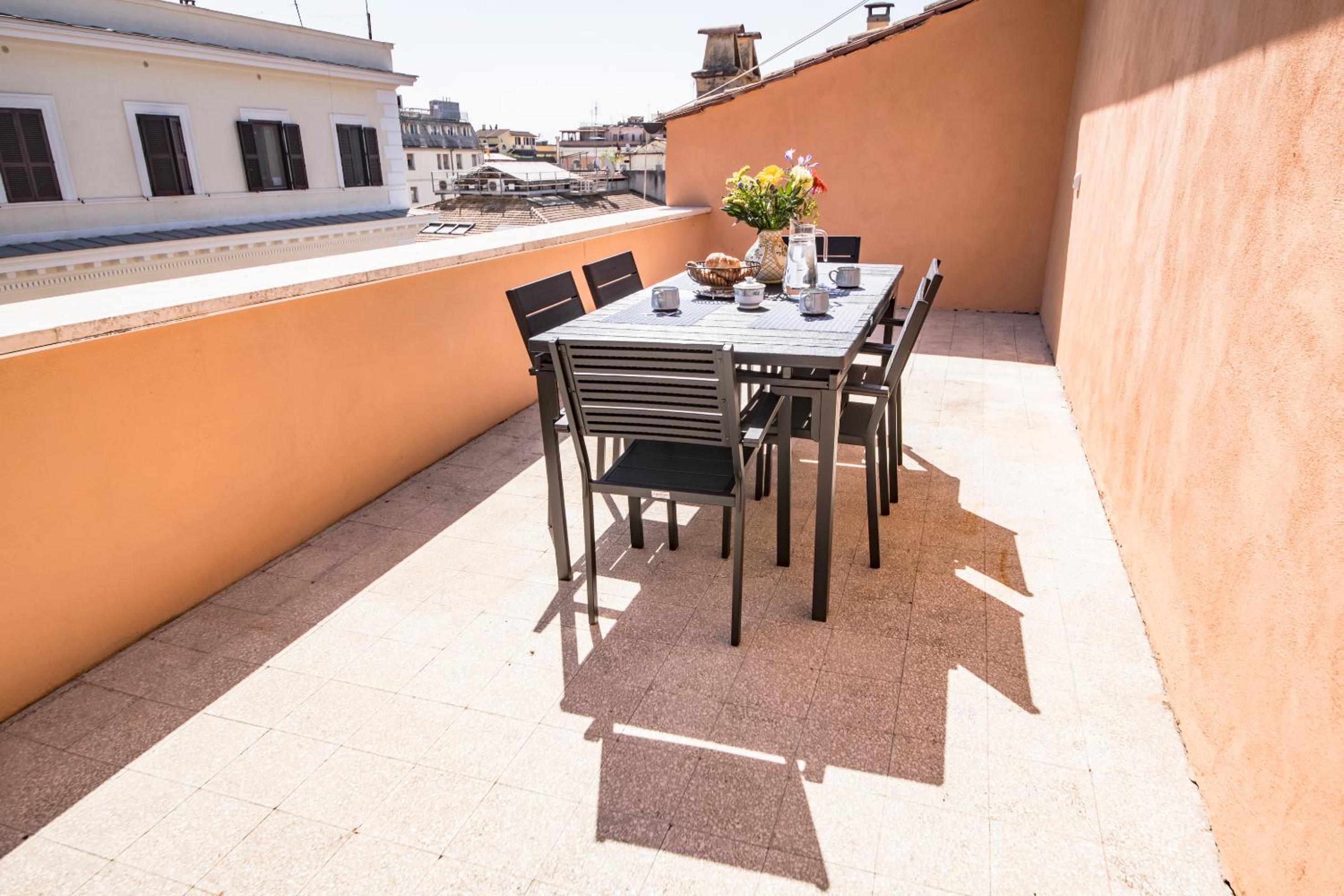 Roof Terrace Sophie, Repubblica apartment Termini Station