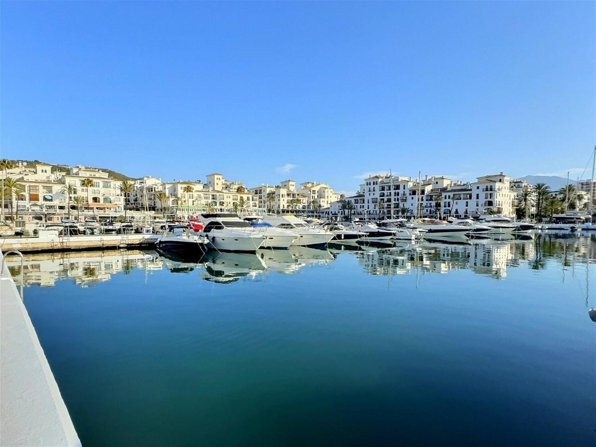 Marina Magic Two Bedroom, Two-Bathroom Apartment Steps from Duquesa Harbour and the Beach