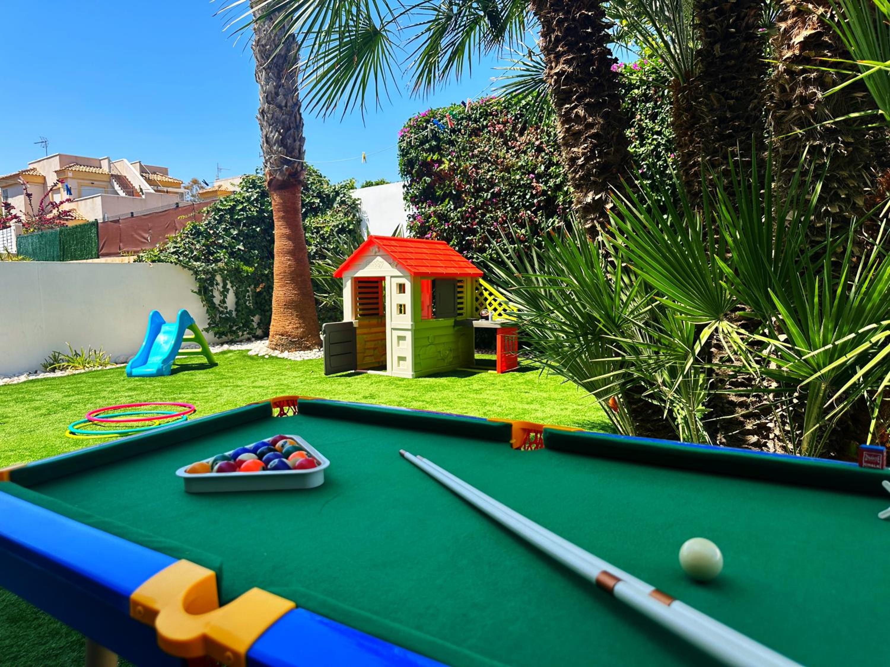 Luxury villa with large swimming pool and outdoor area