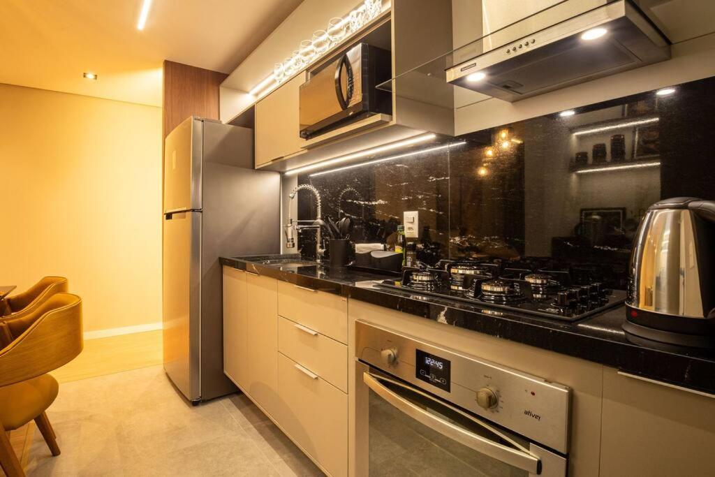 Apto 306 Inn com vista Parque Una e garagem