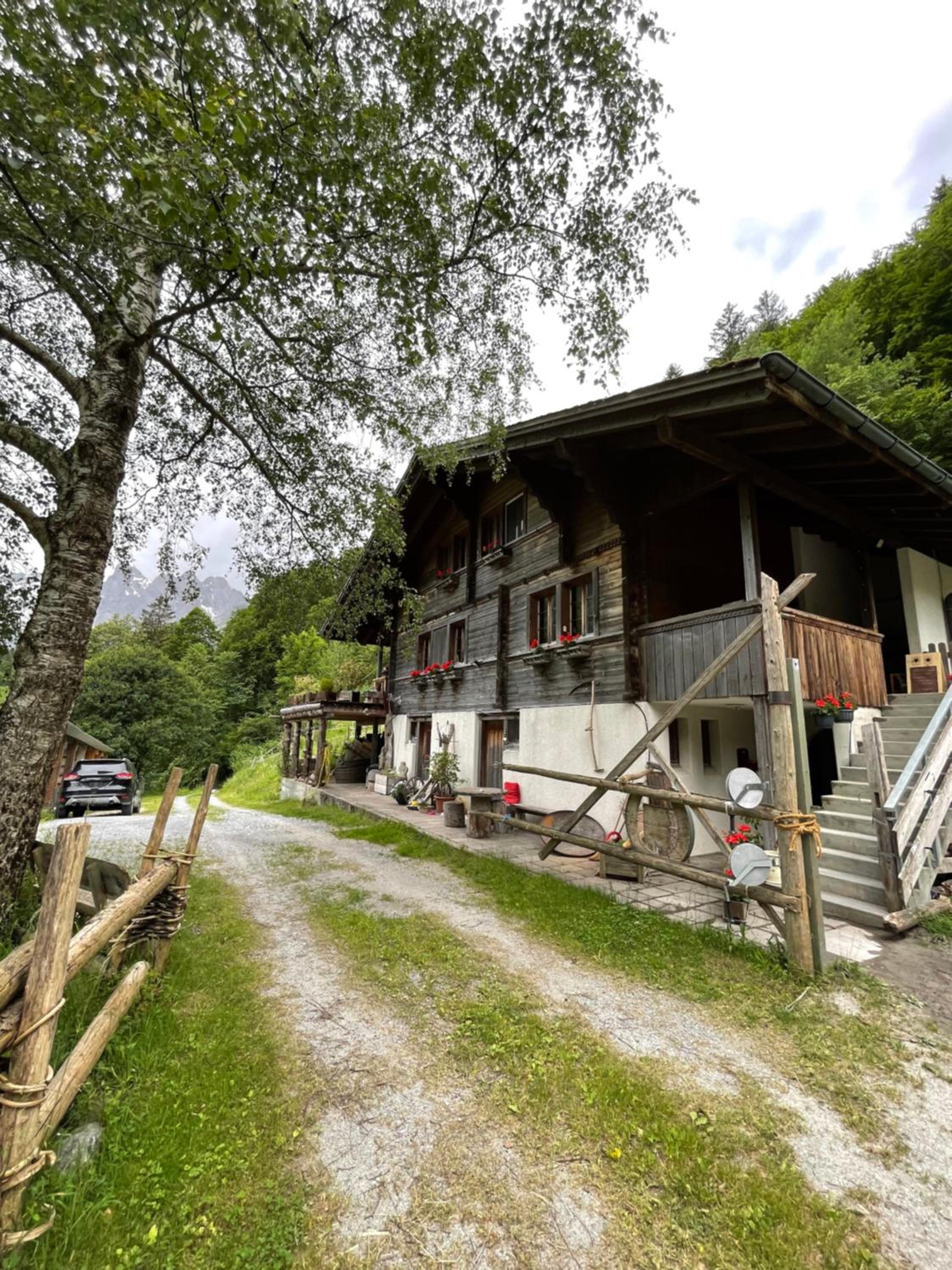 Einzelzimmer im Chalet Milital