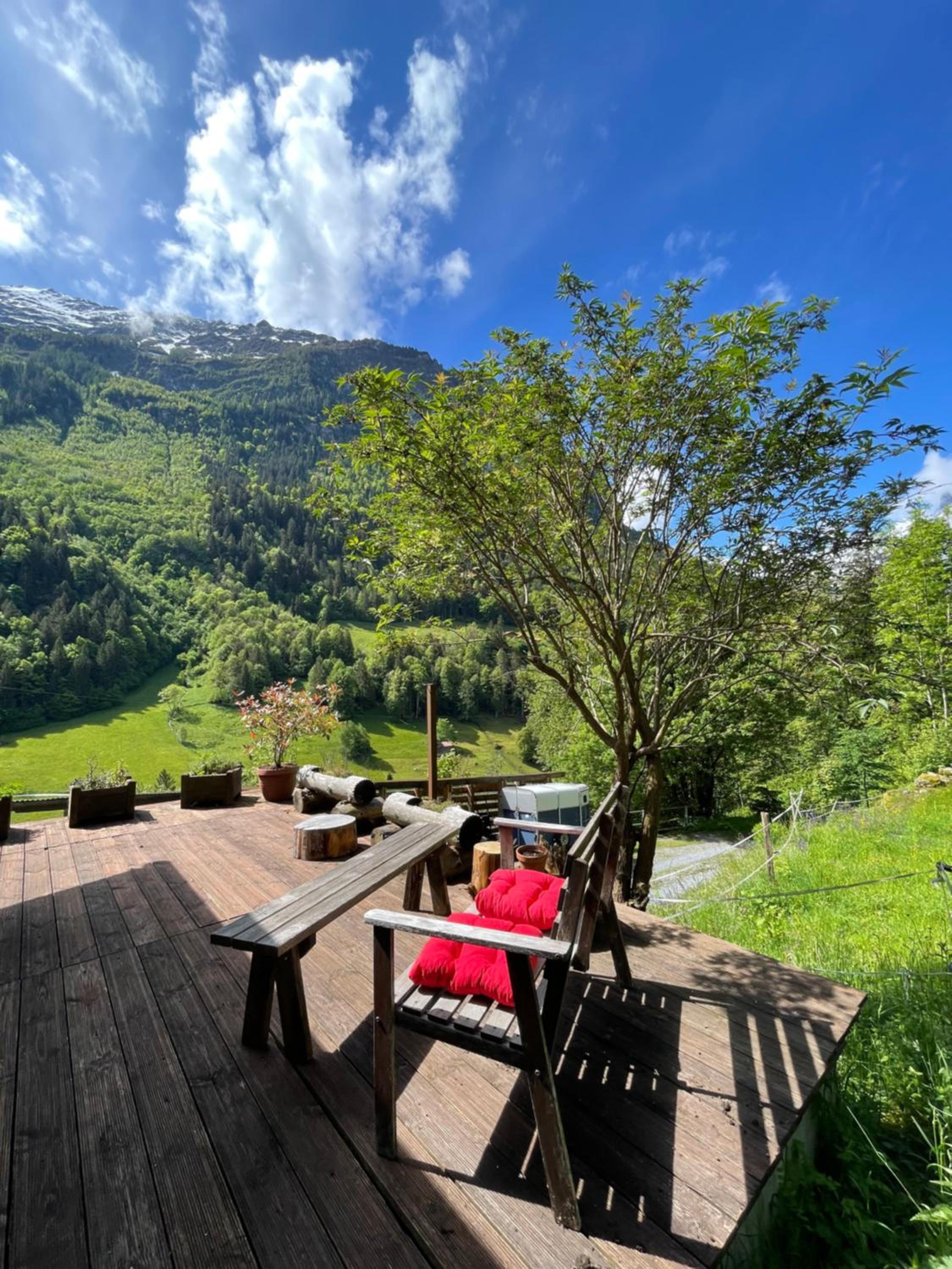 Einzelzimmer im Chalet Milital