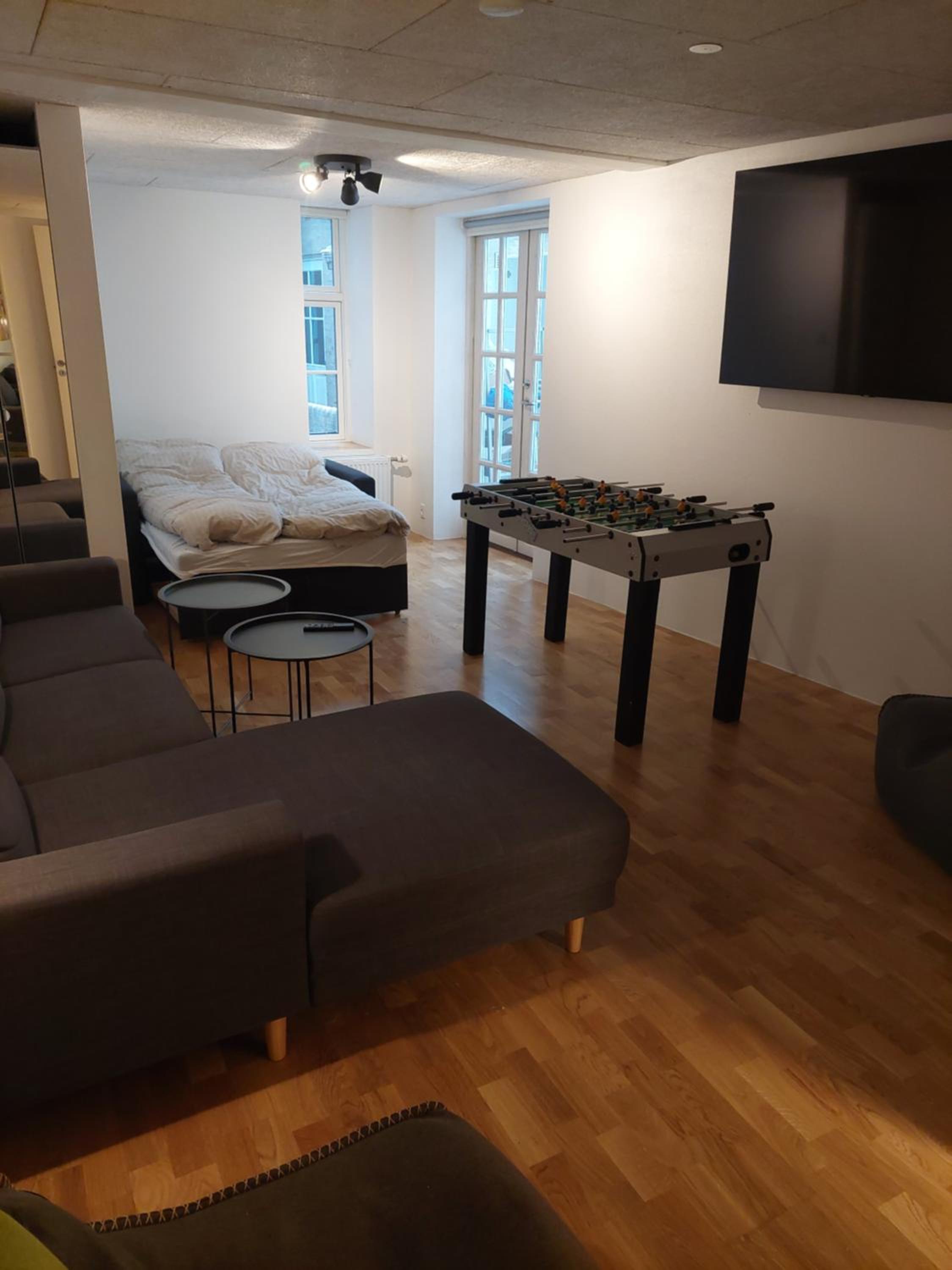 Hyggelig lejlighed i baggård