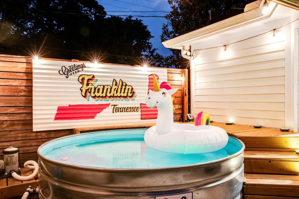 Hotel Brookwood Getaway Stock Tank Pool Outdoor Theater - Image 1