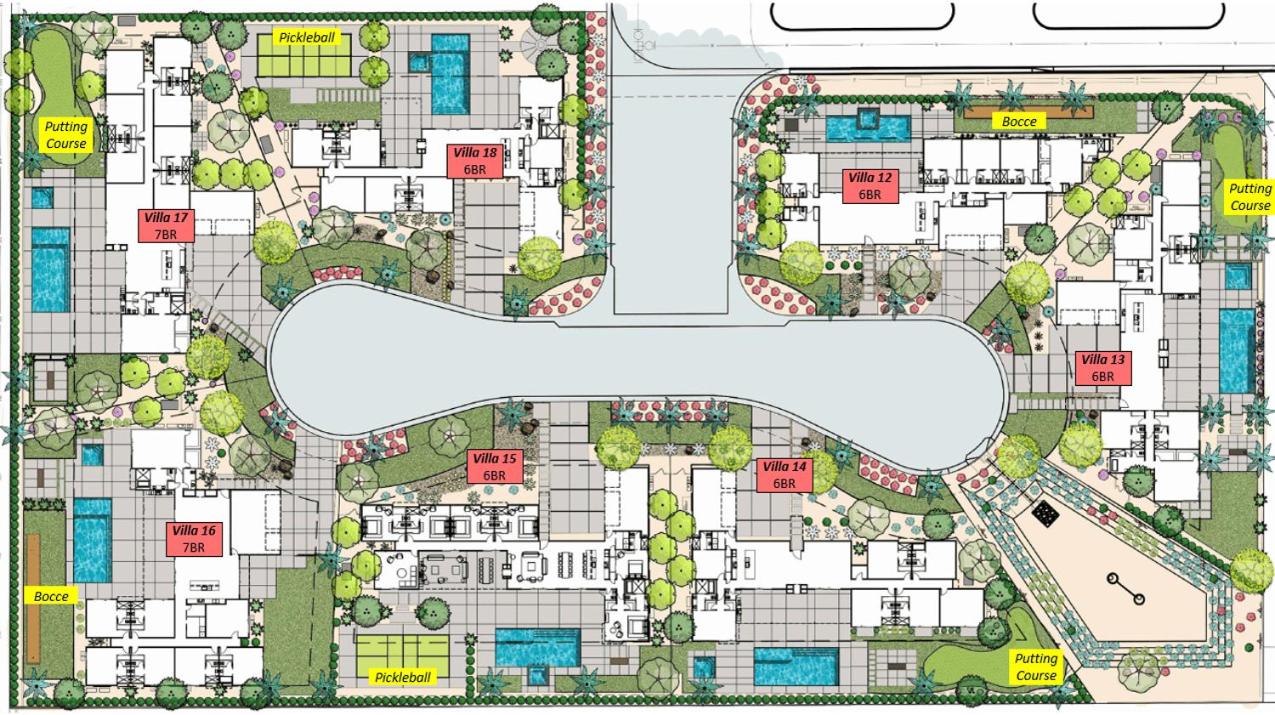 Polo Villas Bella 2 Homes Putting Green Bocce Ball Sleeps 32