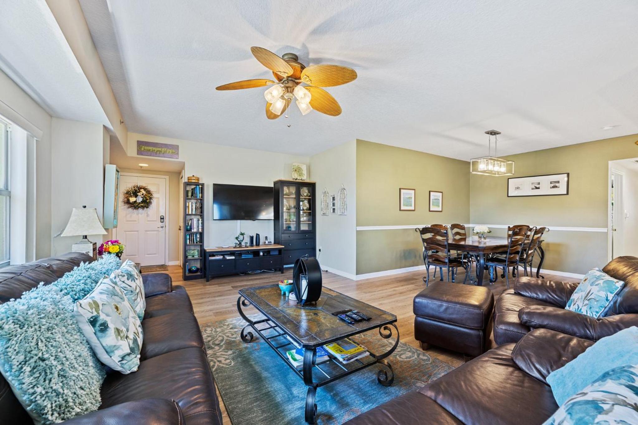 Beautiful Bohemian themed condo with 32 corner unit with pond views. OW15-307 view 3