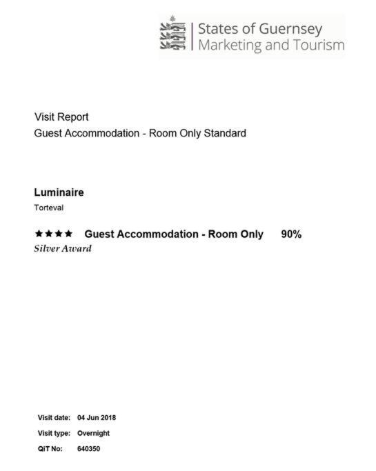Luminaire hosted accommodation